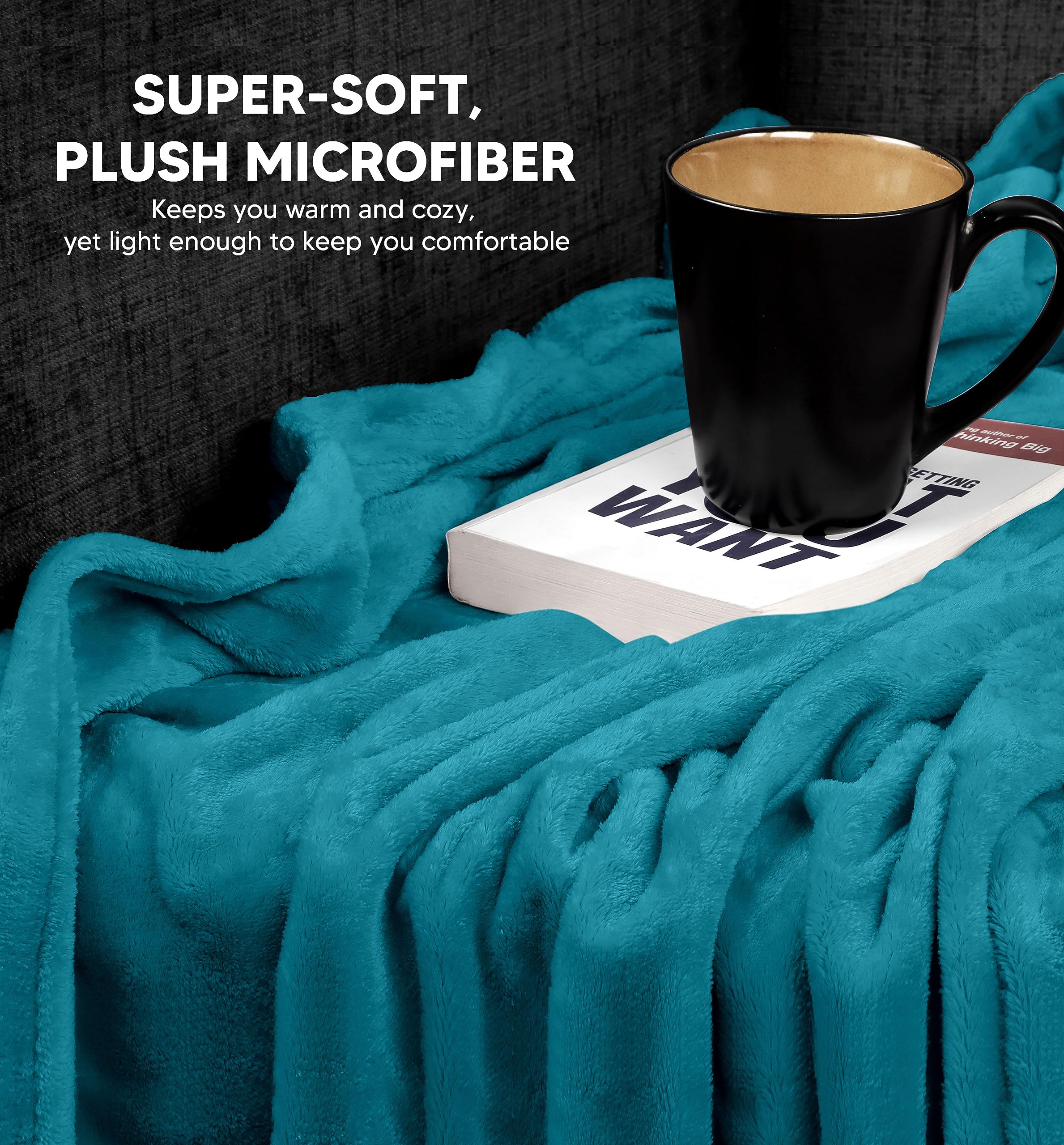 Foto 4 pulgar | Manta Polar Blanket Utopia, Color Turquesa, 300 G/m², 150 X 125 Cm - Venta Internacional.