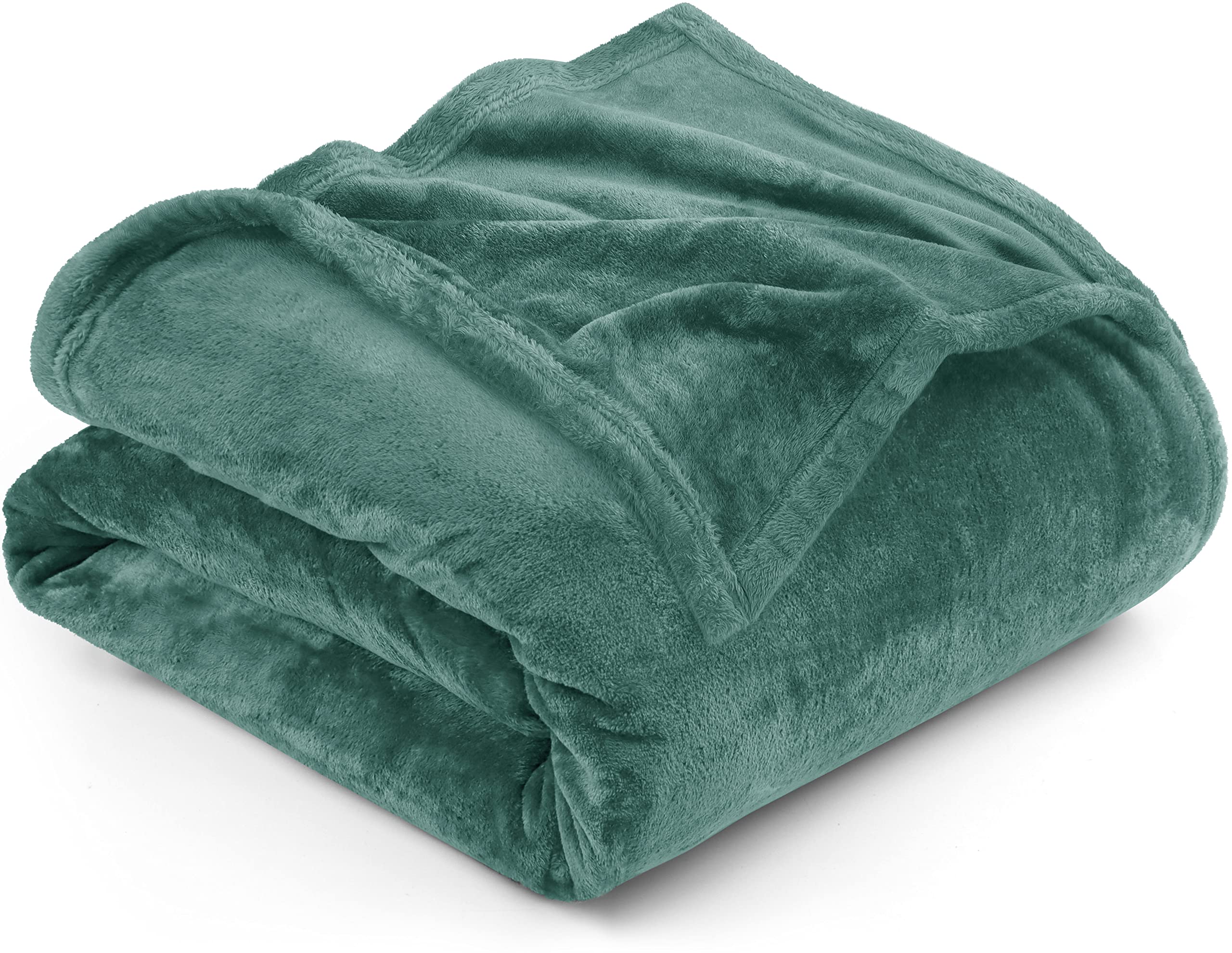 Ropa De Cama Blanket Utopia, Forro Polar, Tamaño King, Celadón, 300 G/m² - Venta Internacional.