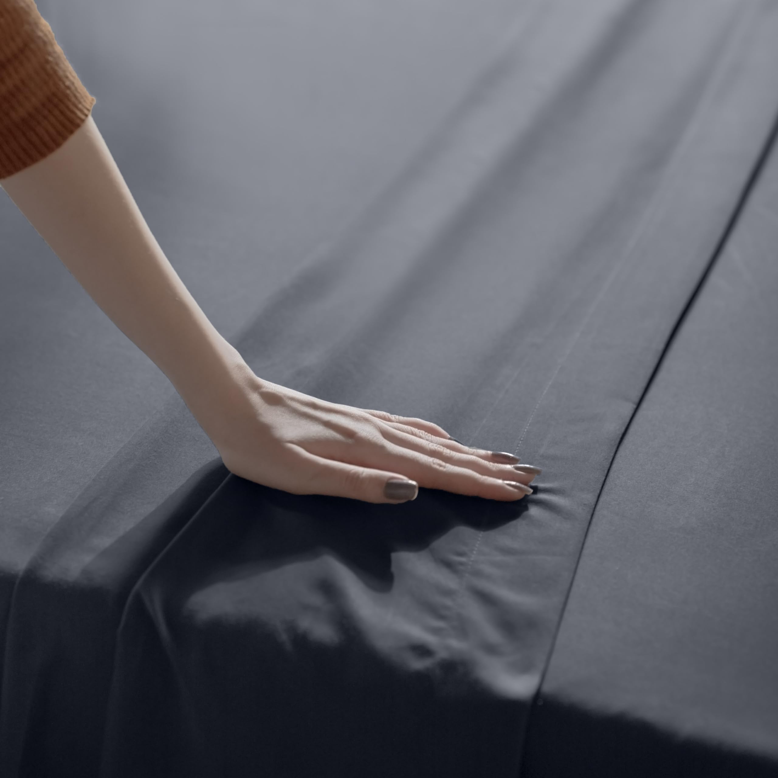 Foto 7 | Juego De Sábanas Utopia Bedding Twin De Microfibra De 3 Piezas, Color Gris - Venta Internacional.