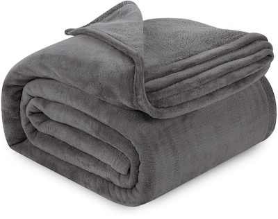 Foto 1 | Blanket Utopia Bedding, Forro Polar De Franela, Color Gris, Tamaño King Size (230 X 260 Cm) - Venta Internacional.