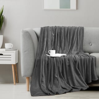 Foto 6 | Blanket Utopia Bedding, Forro Polar De Franela, Color Gris, Tamaño King Size (230 X 260 Cm) - Venta Internacional.