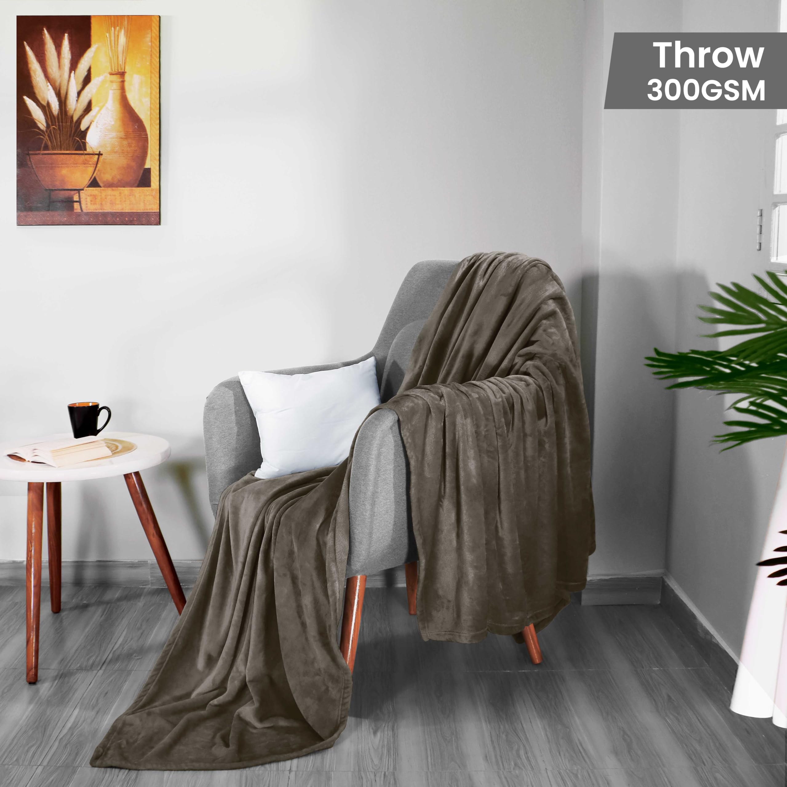 Foto 2 | Manta Polar Blanket Utopia, Tamaño Marrón, 300 G/m², 130 X 150 Cm - Venta Internacional.