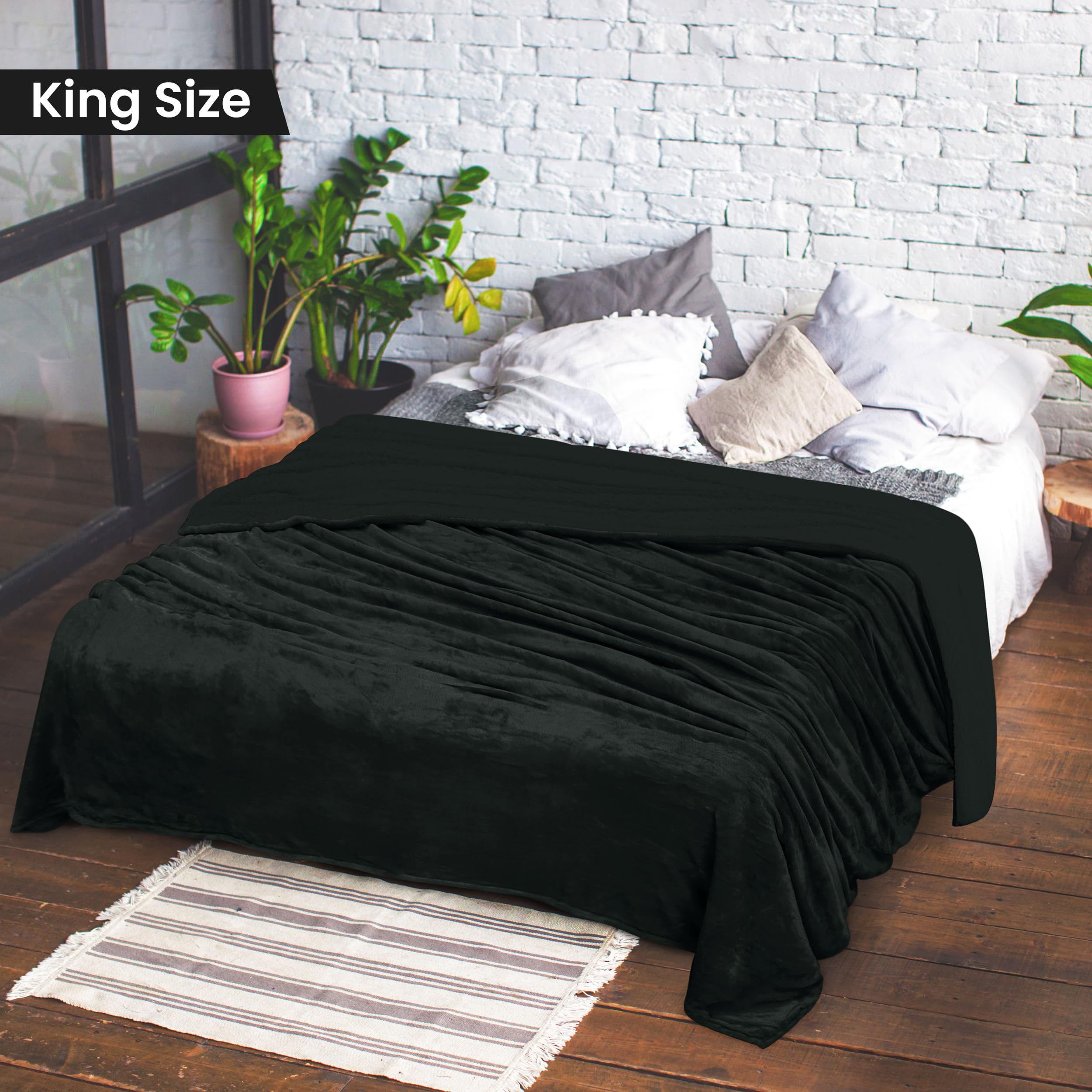 Foto 3 pulgar | Blanket Utopia Bedding Sherpa King, 230 X 260 Cm, Forro Polar Suave - Venta Internacional.
