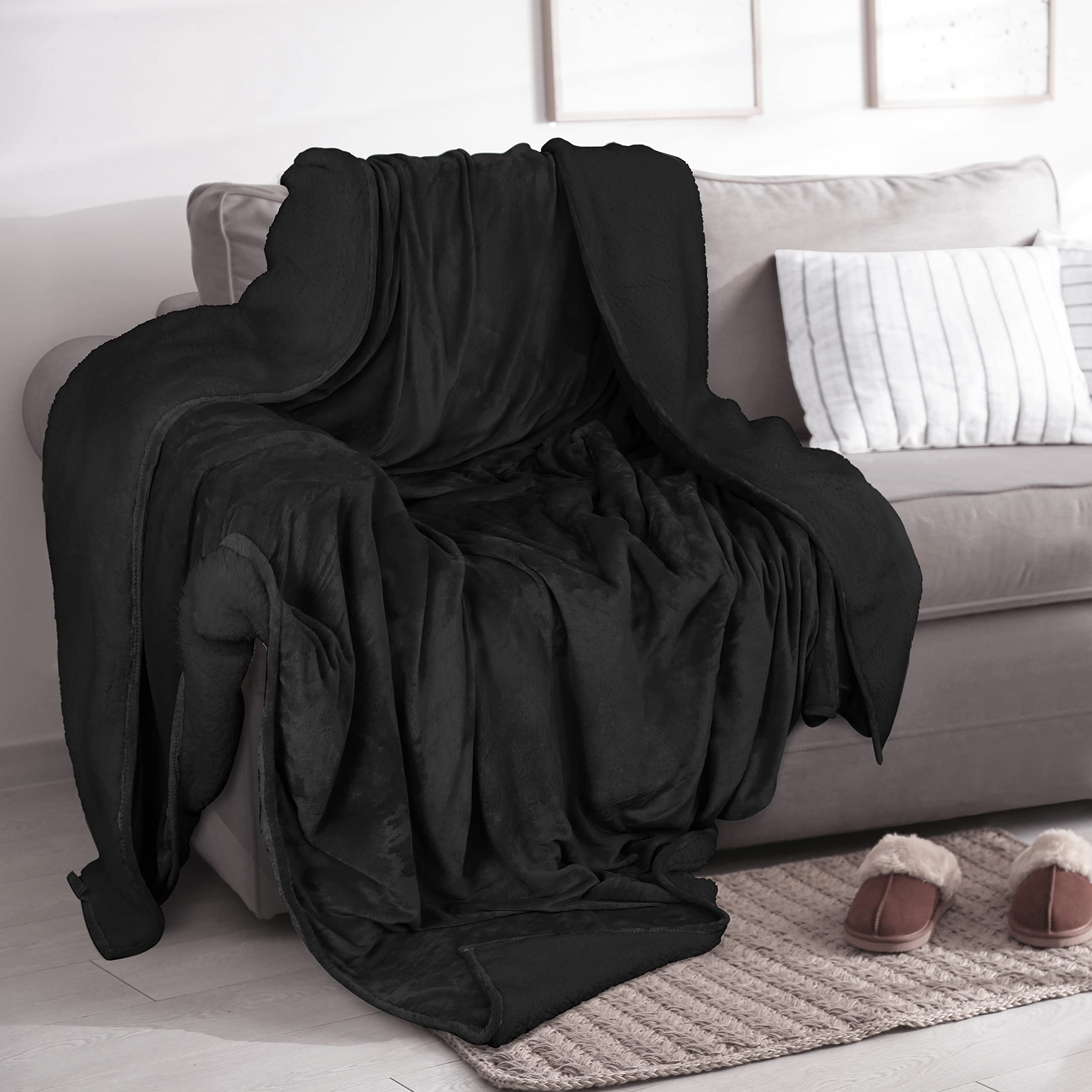 Foto 6 pulgar | Blanket Utopia Bedding Sherpa King, 230 X 260 Cm, Forro Polar Suave - Venta Internacional.