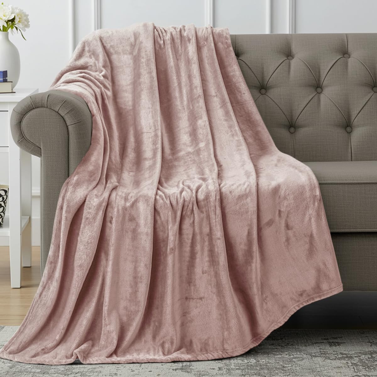 Manta De Forro Polar Blanket Utopia, Tamaño Rosa, 300 G/m² - Venta Internacional.