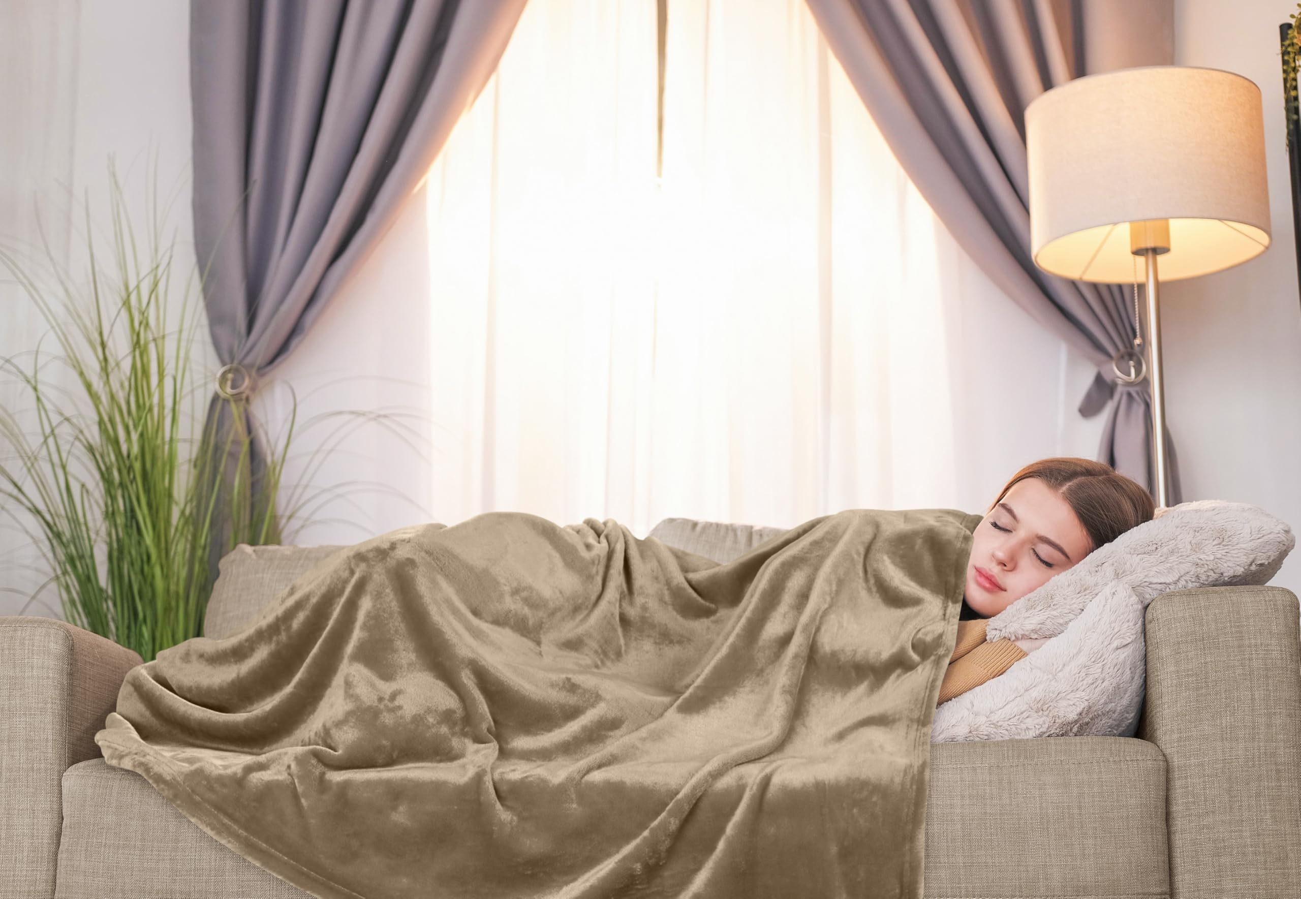 Foto 7 pulgar | Manta De Forro Polar Blanket Utopia, Tamaño Camel, 300 G/m², 130 X 150 Cm - Venta Internacional.
