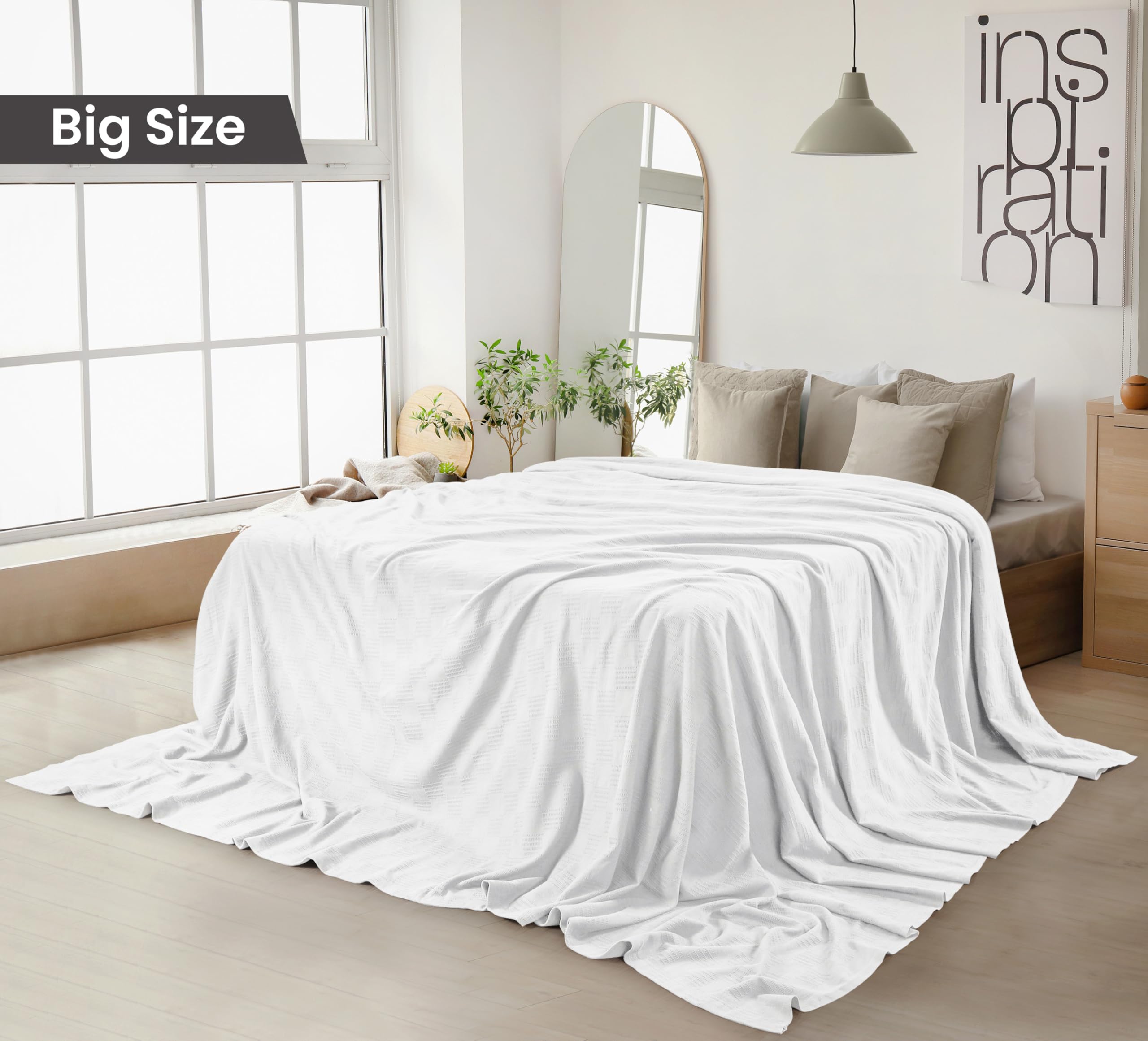 Foto 3 pulgar | Colcha Utopia, Ropa De Cama 100% Algodón, 350 G/m², Térmica, 300 X 300 Cm - Venta Internacional.