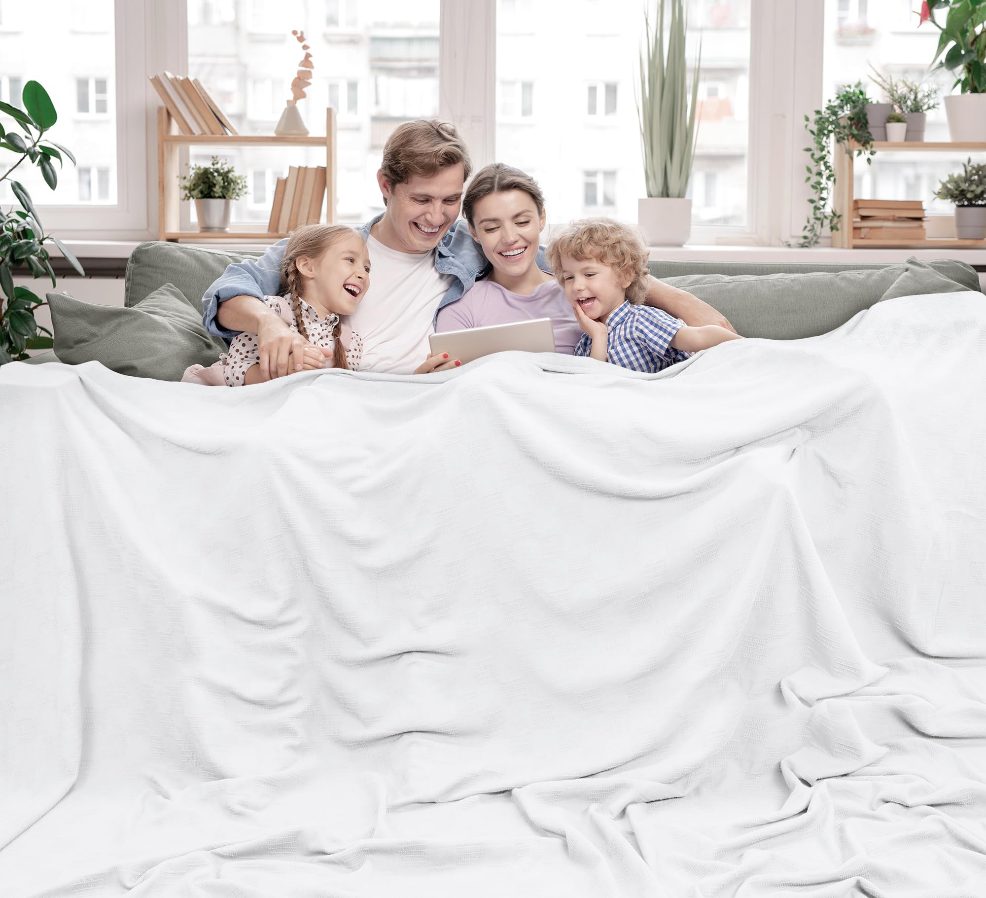 Foto 5 pulgar | Colcha Utopia, Ropa De Cama 100% Algodón, 350 G/m², Térmica, 300 X 300 Cm - Venta Internacional.