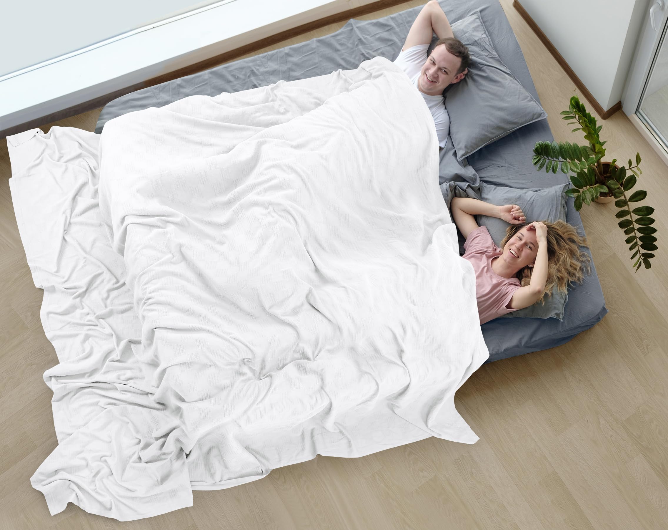 Foto 7 pulgar | Colcha Utopia, Ropa De Cama 100% Algodón, 350 G/m², Térmica, 300 X 300 Cm - Venta Internacional.