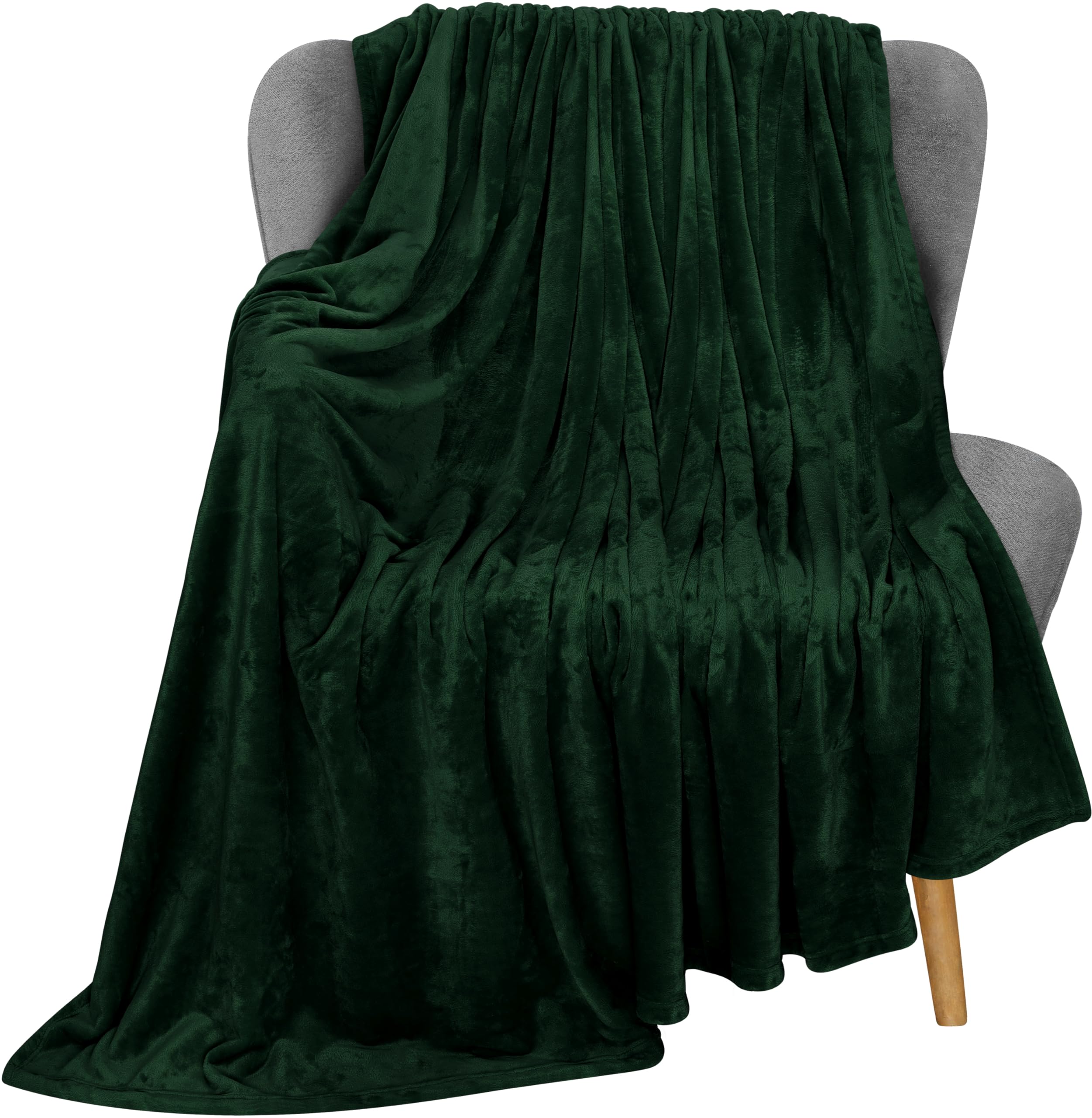 Manta Polar Blanket Utopia, Color Verde Bosque, 300 G/m², 130 X 150 Cm - Venta Internacional.