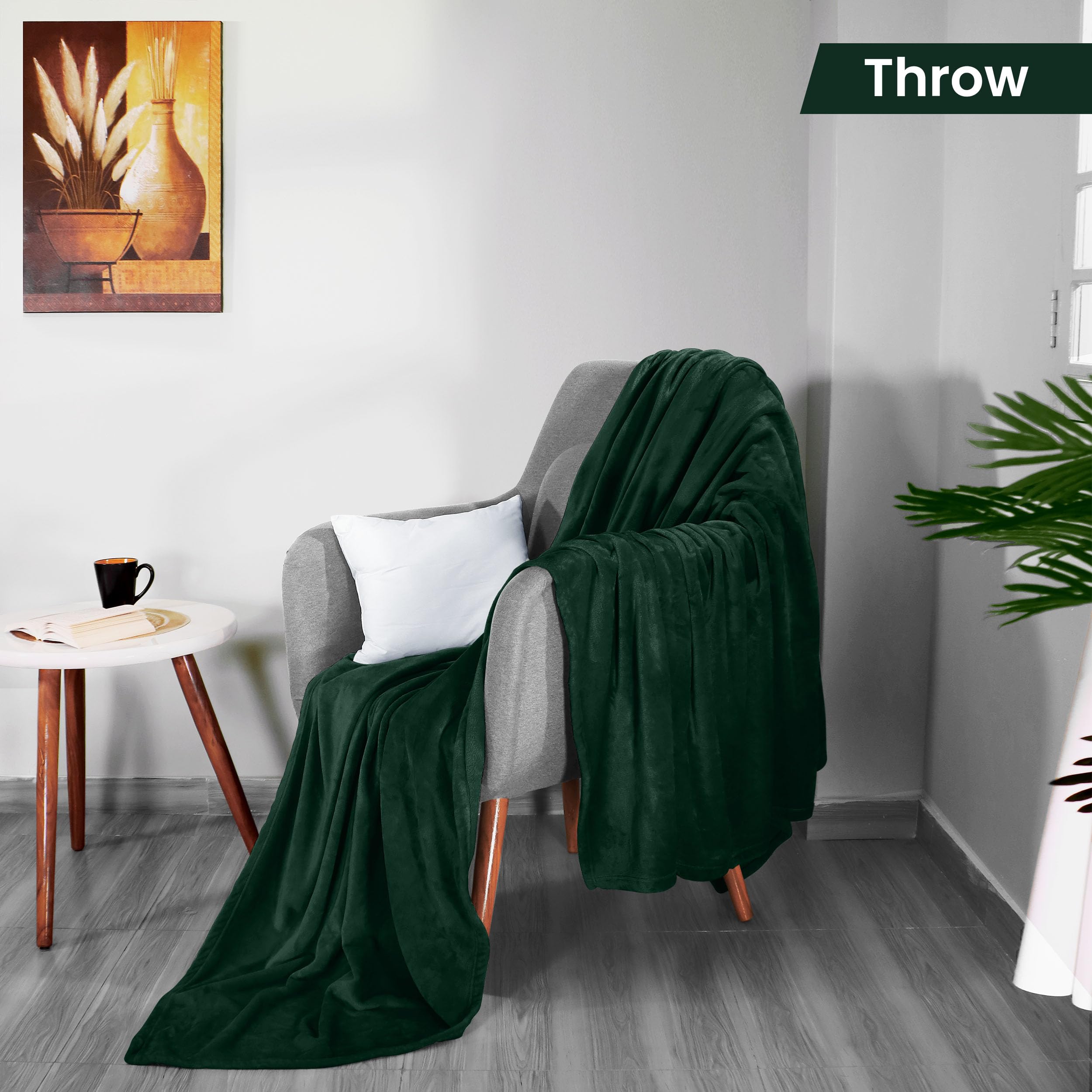 Foto 3 pulgar | Manta Polar Blanket Utopia, Color Verde Bosque, 300 G/m², 130 X 150 Cm - Venta Internacional.