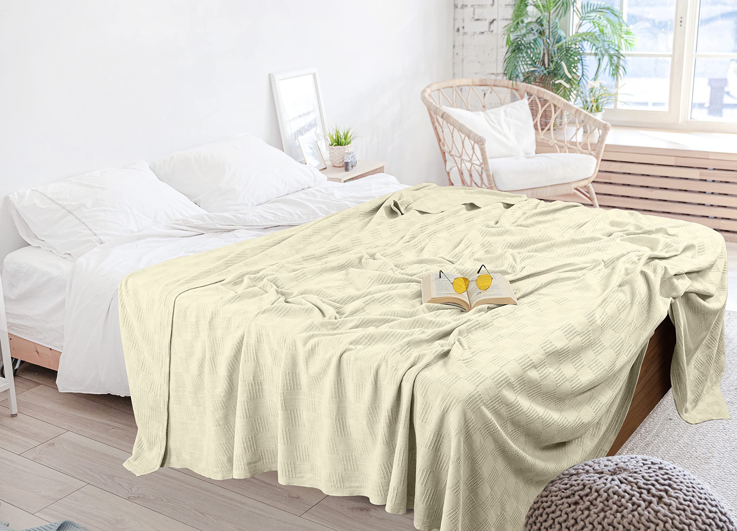 Foto 8 pulgar | Colchón Utopia, Color Marfil, 100% Algodón, Doble, 230 X 180 Cm, 350 G/m² - Venta Internacional.