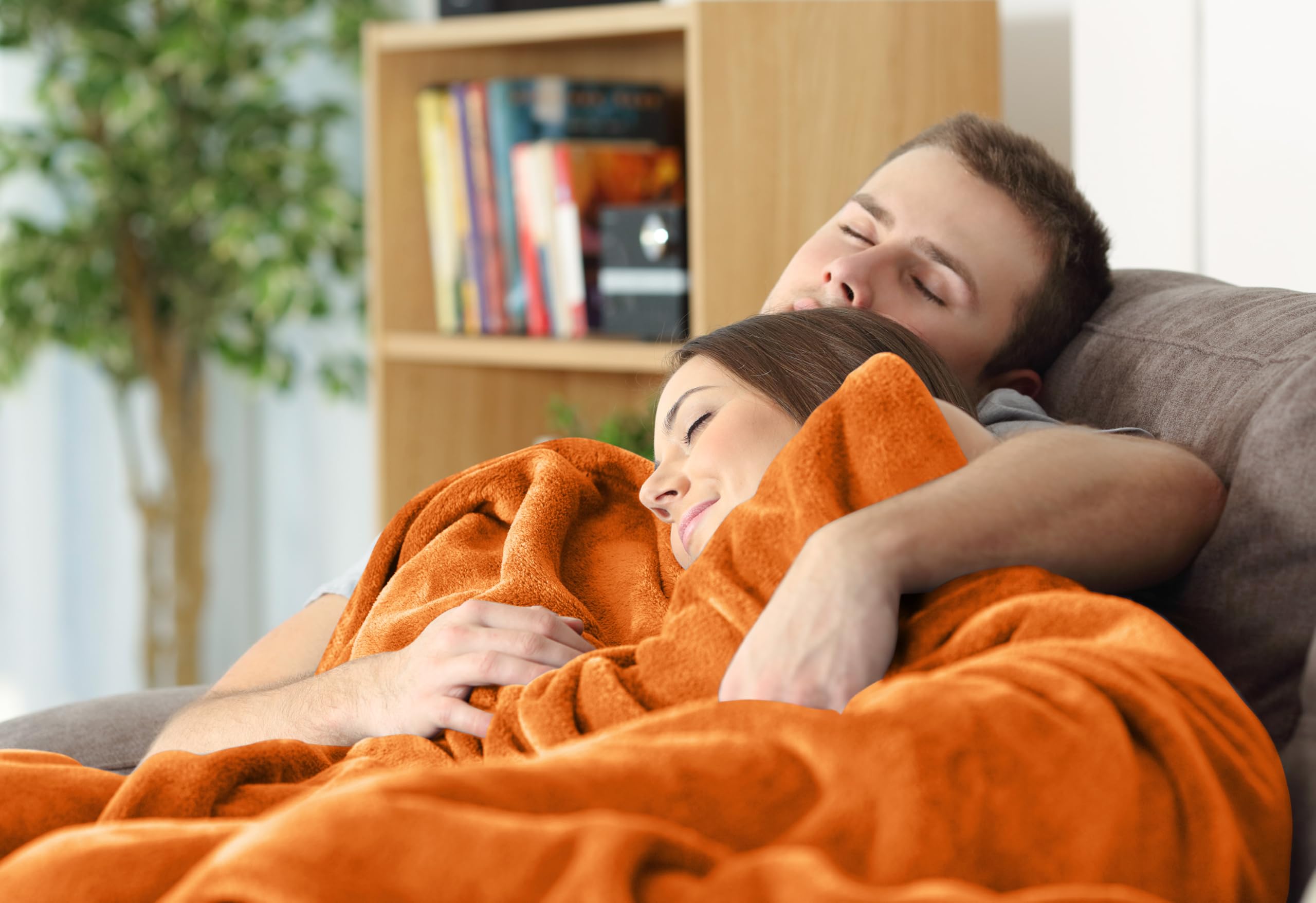 Foto 7 pulgar | Cama Polar Blanket Utopia, Tamaño King, Naranja Quemado, 300 G/m² - Venta Internacional.