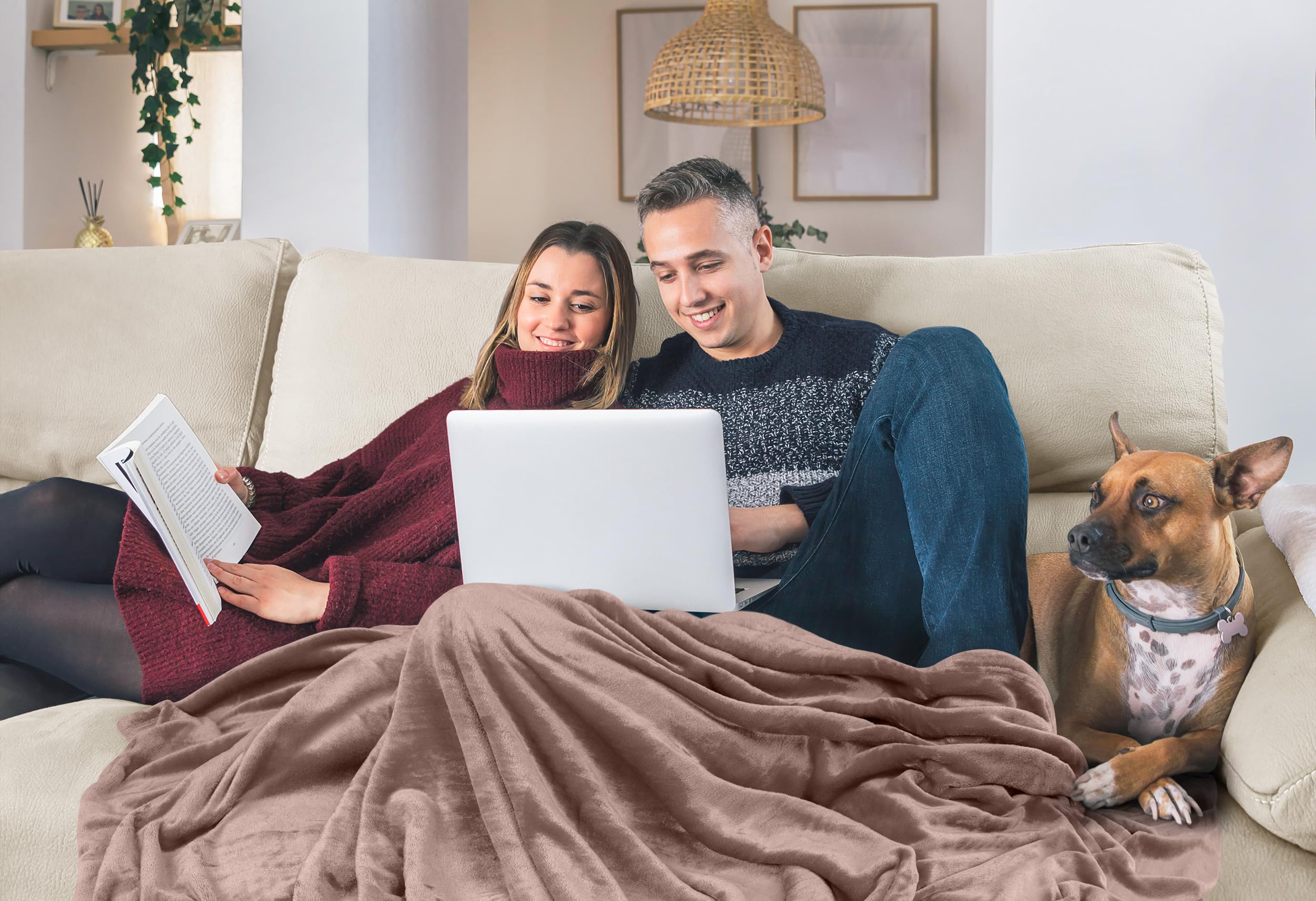 Foto 6 pulgar | Cama Polar Blanket Utopia, Tamaño King, Rosa, 300 G/m² - Venta Internacional.