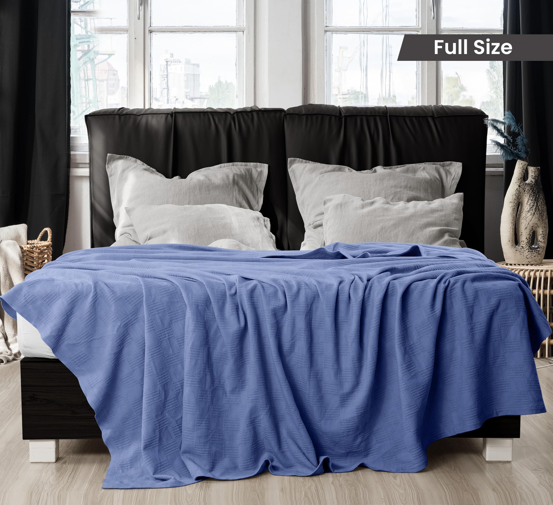 Foto 3 pulgar | Manta Utopia Para Ropa De Cama Wedgewood, 100% Algodón, 230 X 213 Cm - Venta Internacional.