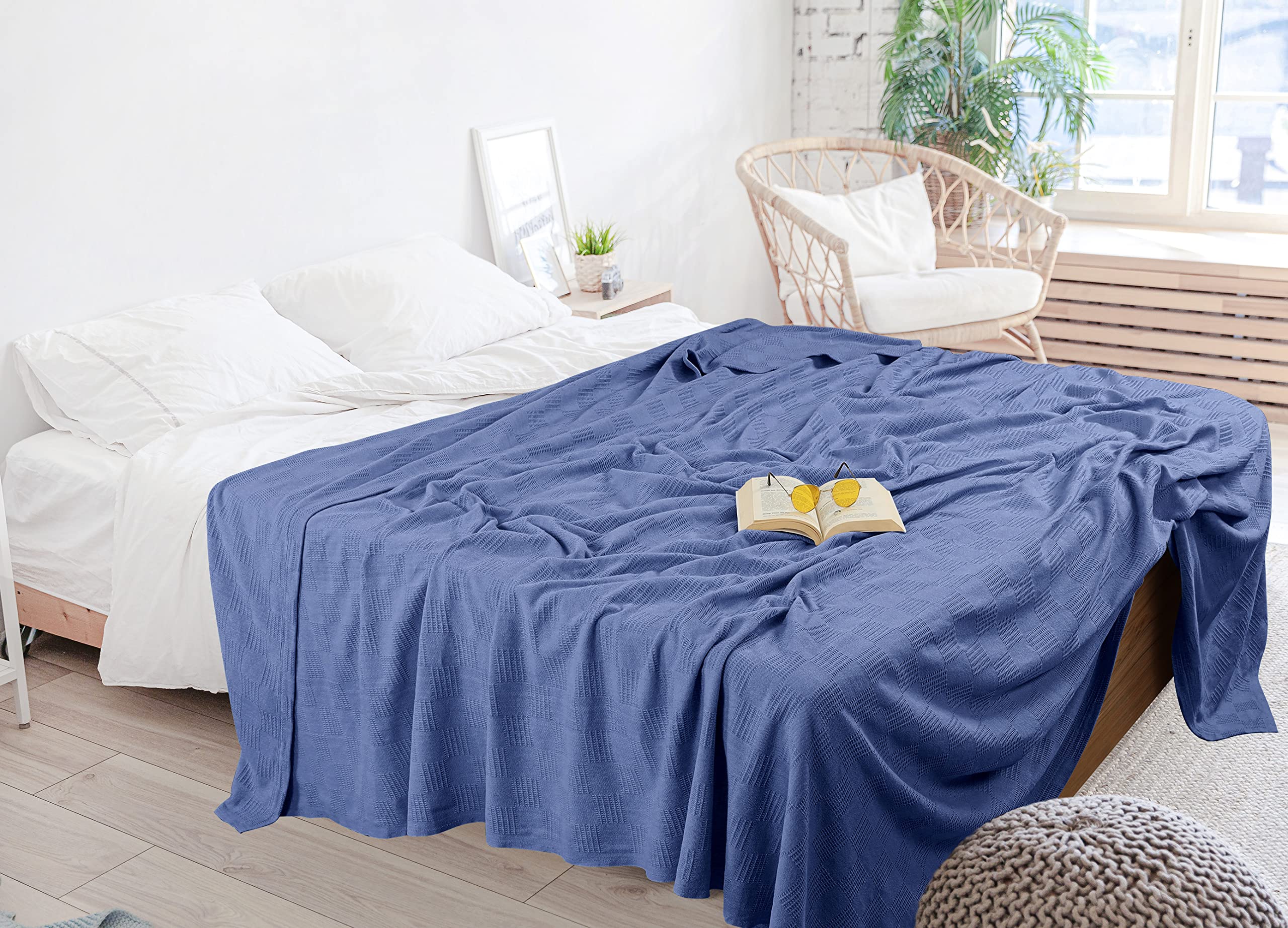 Foto 8 pulgar | Manta Utopia Para Ropa De Cama Wedgewood, 100% Algodón, 230 X 213 Cm - Venta Internacional.