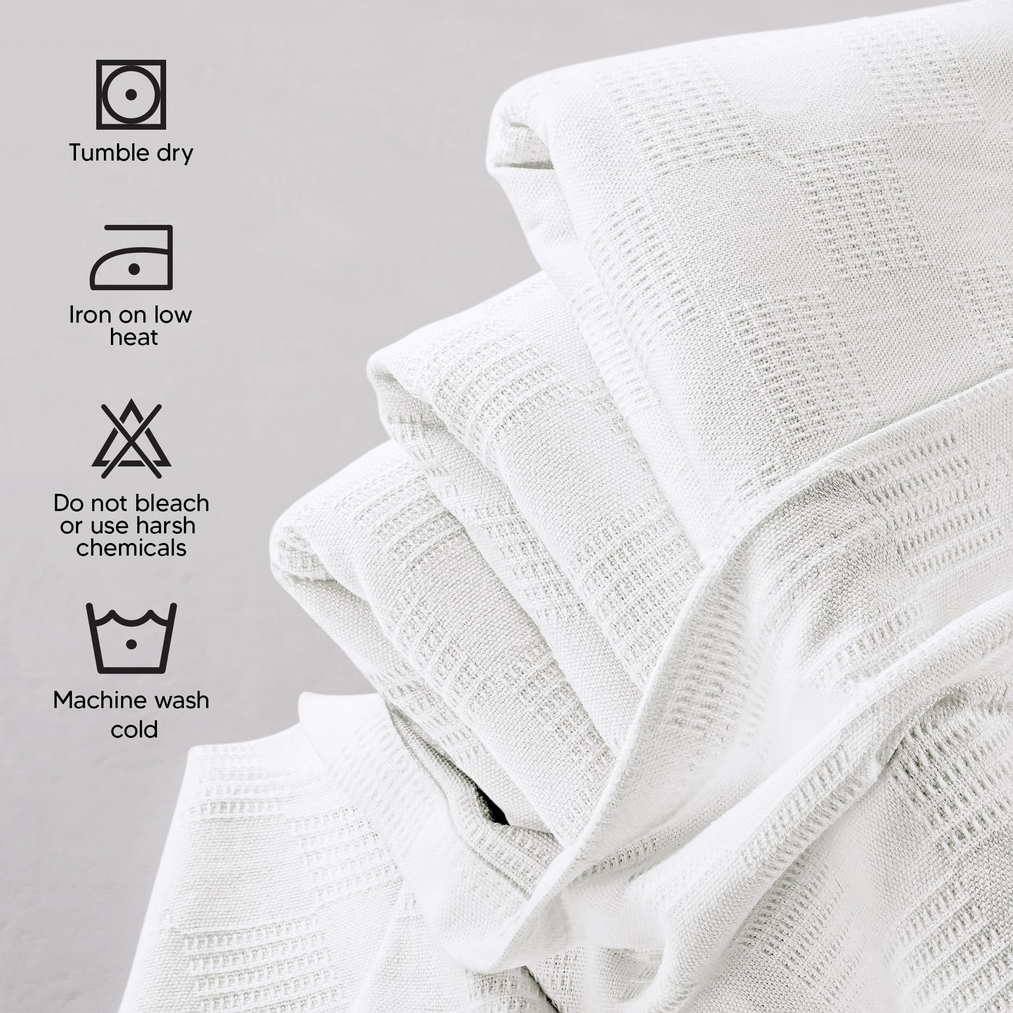 Foto 4 pulgar | Ropa De Cama Blanket Utopia, 100% Algodón, Tamaño Completo, 230 X 210 Cm, 350 G/m² - Venta Internacional.