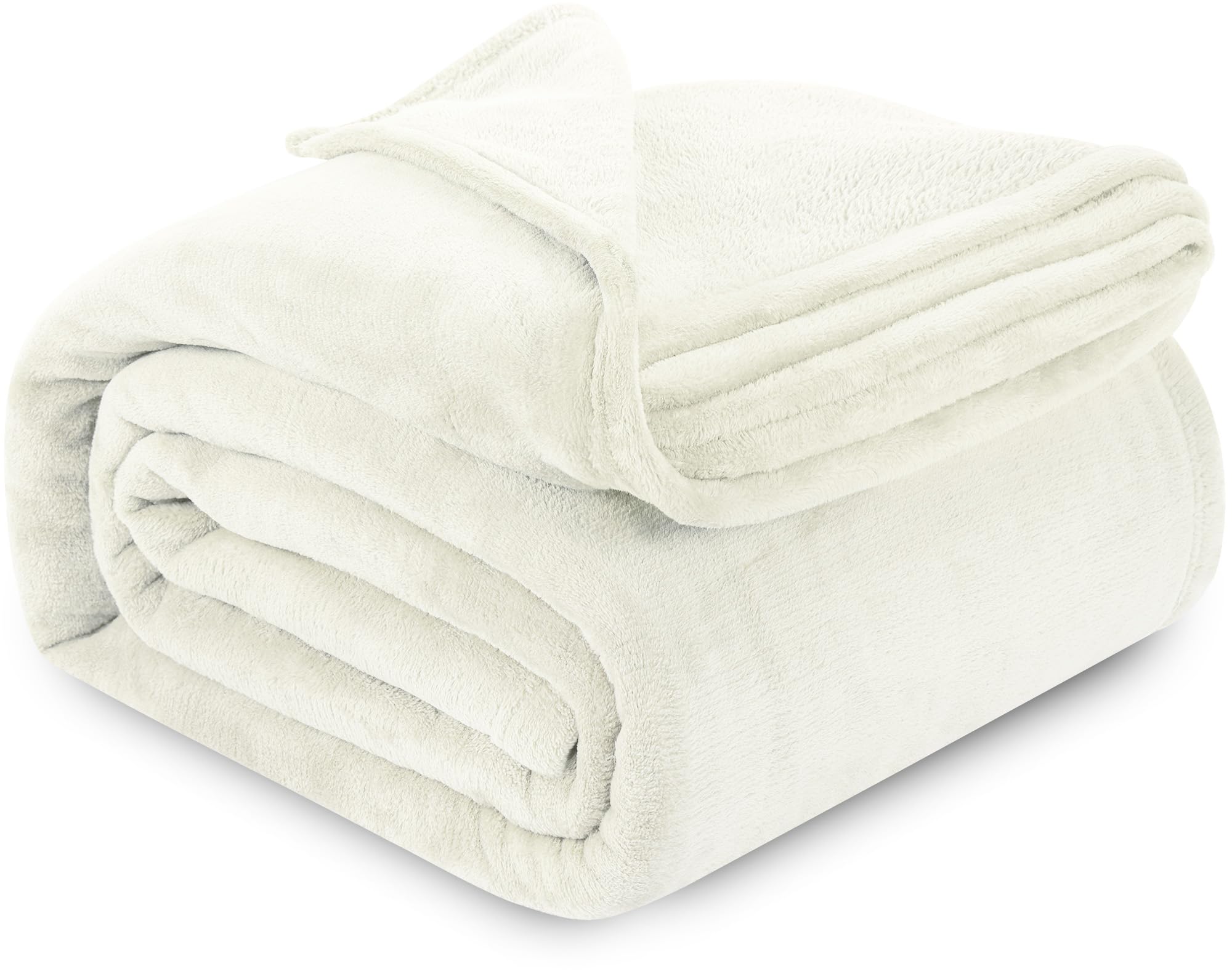 Foto 2 pulgar | Blanket Utopia Bedding, Forro Polar De Franela, Color Marfil, Tamaño Queen, 230 X 230 Cm - Venta Internacional.