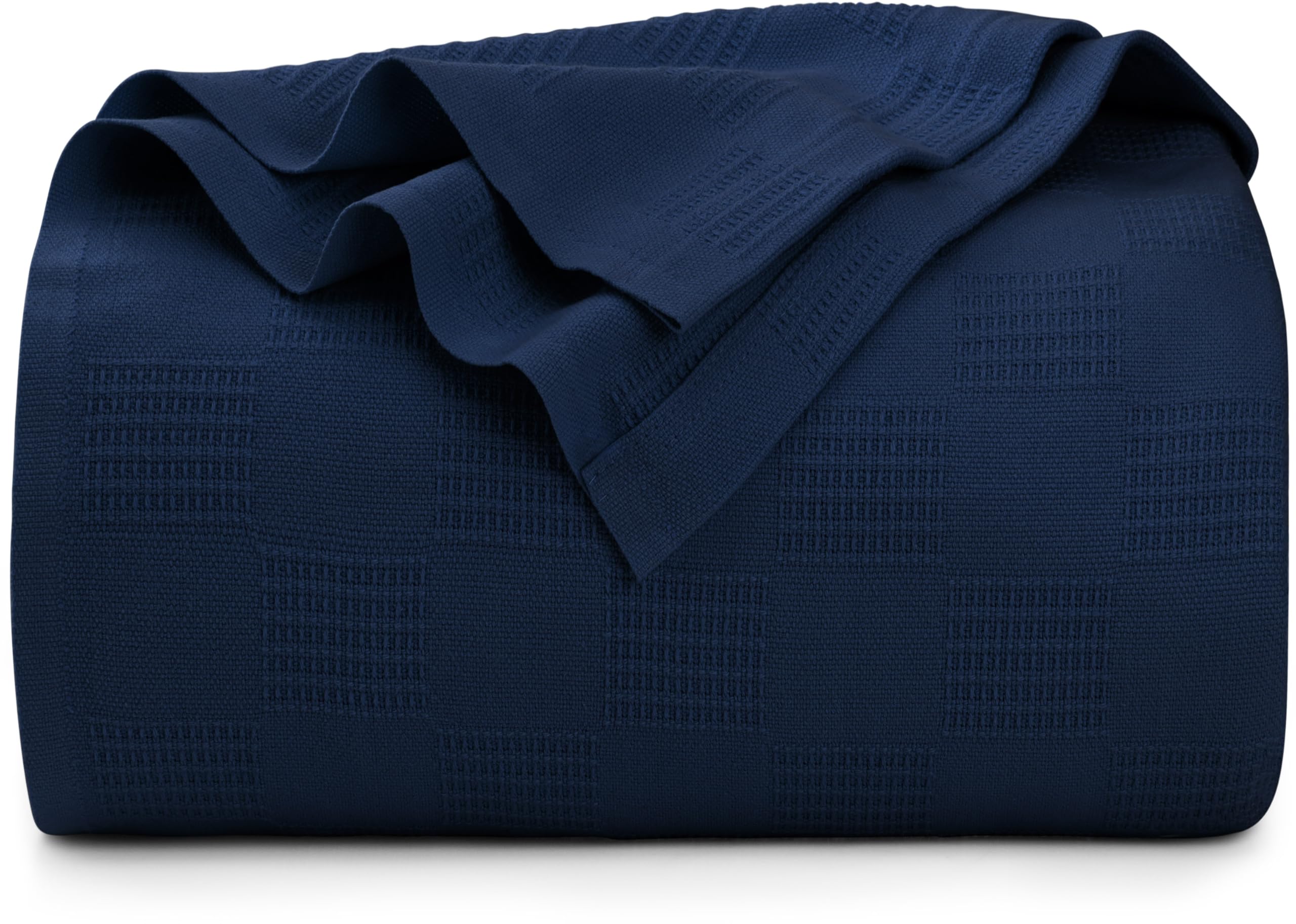 Colchón Utopia, Color Azul Marino, 100% Algodón, Tamaño Completo, 225 X 213 Cm - Venta Internacional.