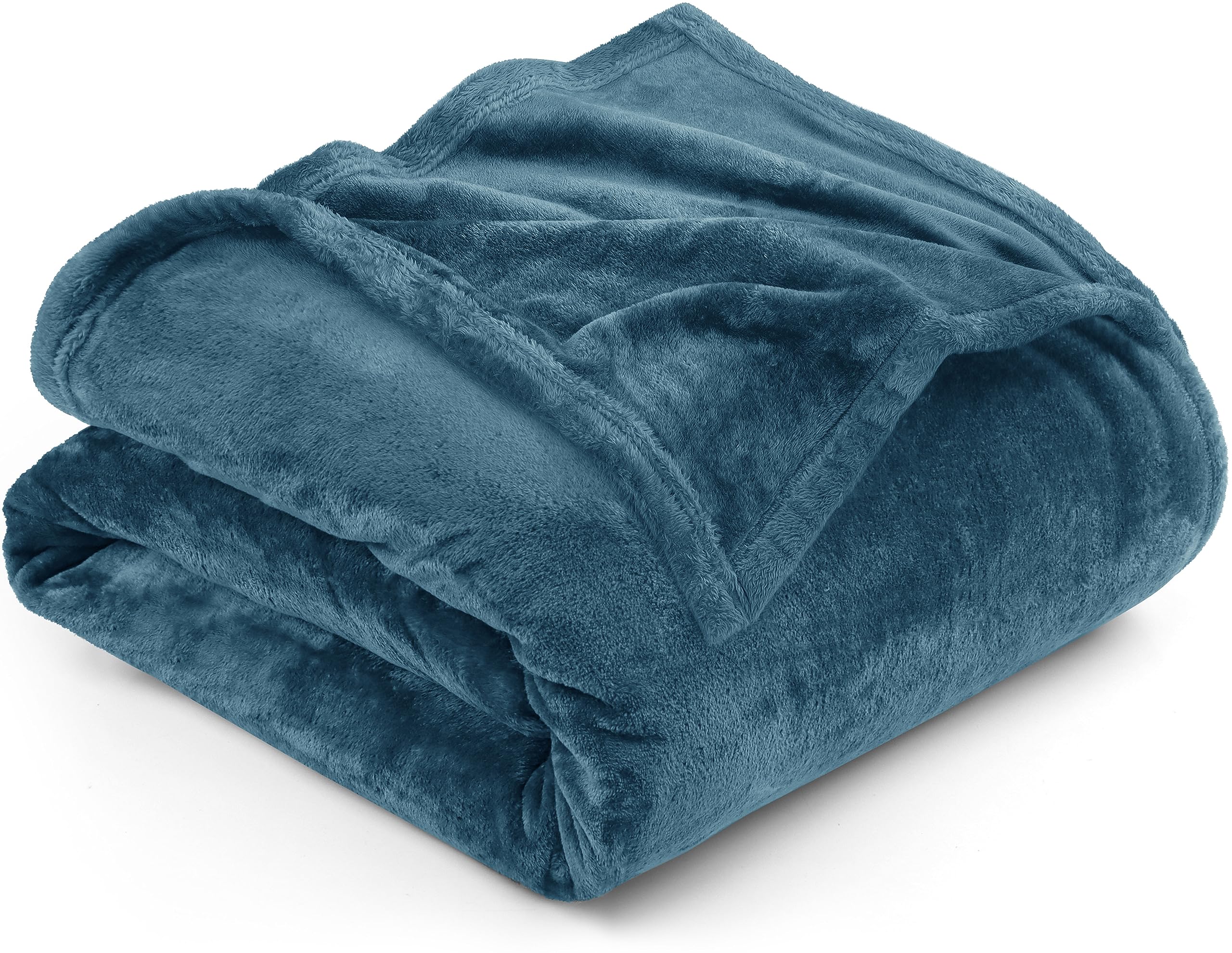 Cama Polar Blanket Utopia, Tamaño Queen, Color Azul Piedra, 300 G/m² - Venta Internacional.