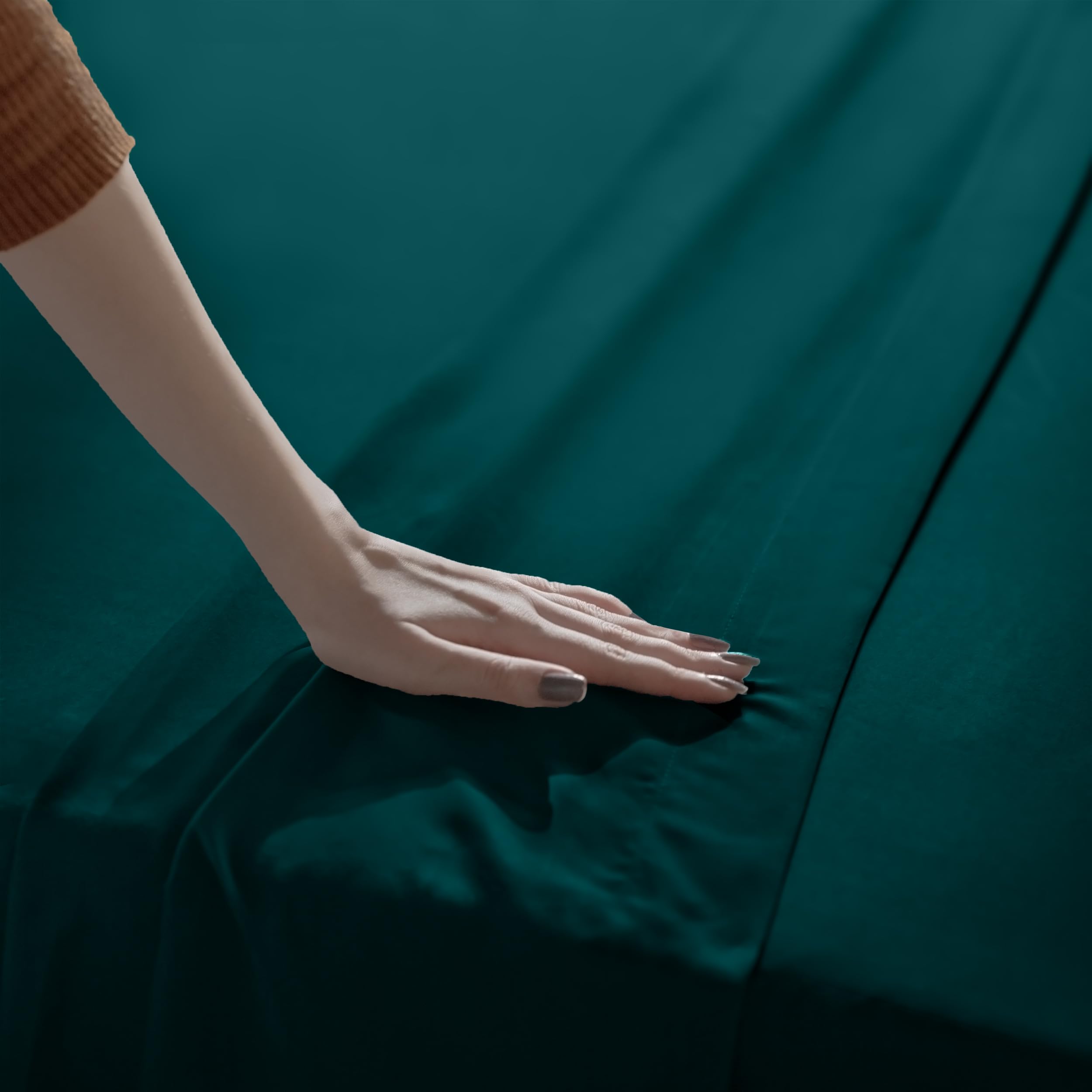 Foto 7 | Juego De Sábanas Utopia Bedding Queen De Microfibra, 4 Piezas, Color Verde Azulado - Venta Internacional.