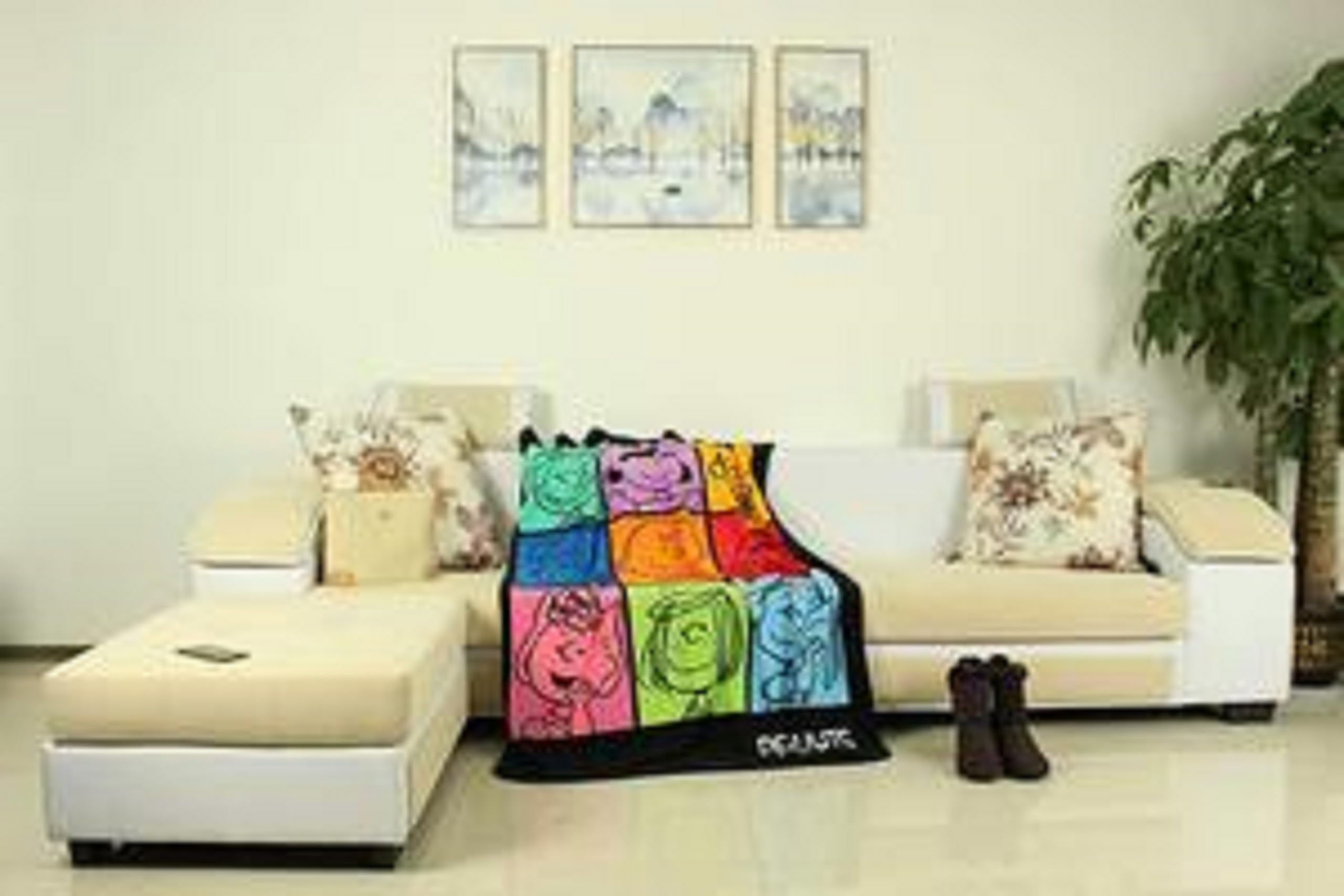 Foto 3 pulgar | Manta Polar Silver Buffalo Peanuts 114x152 Cm - Venta Internacional