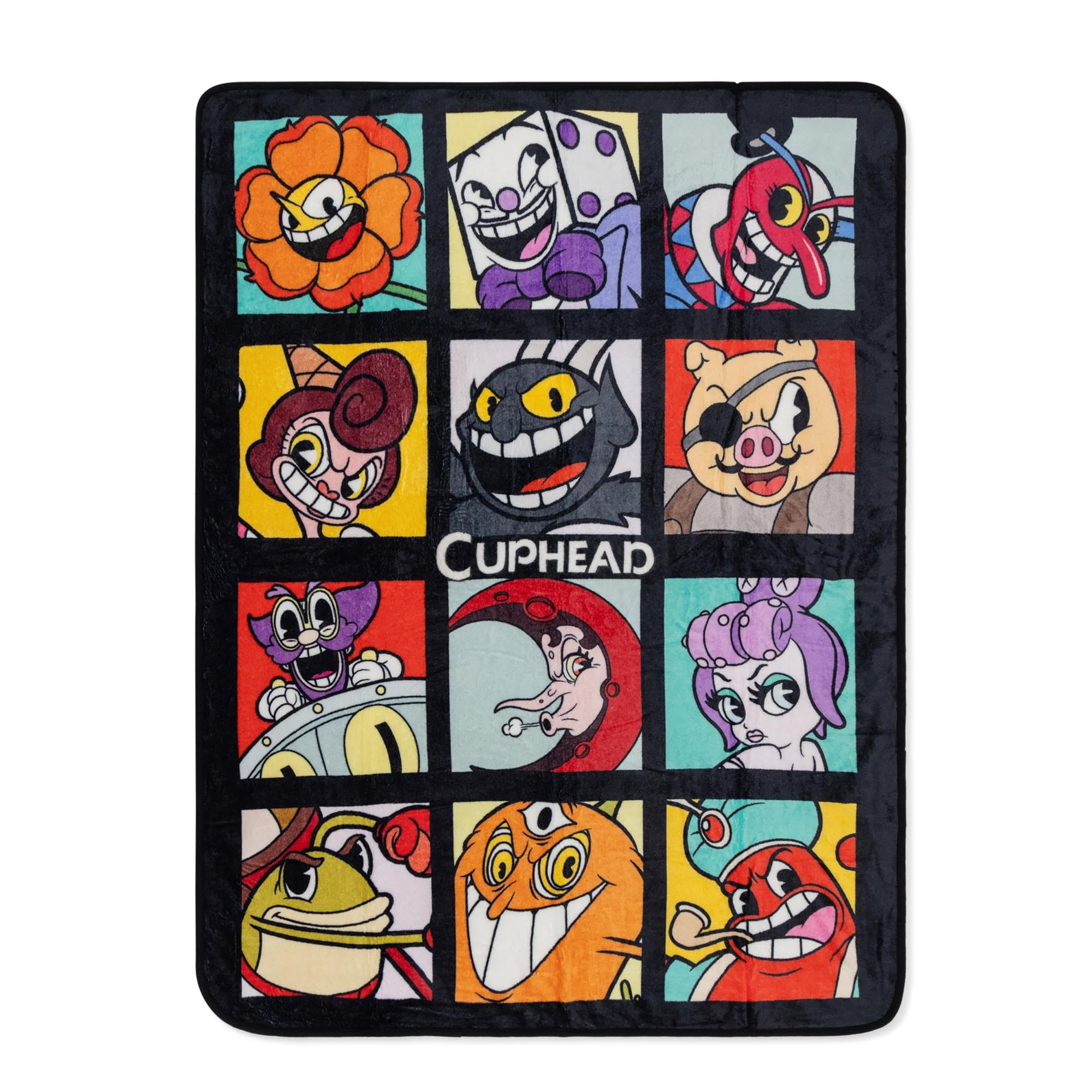 Foto 2 pulgar | Manta de Forro Polar Toynk Cuphead Villains 115 X 150 cm - Venta Internacional