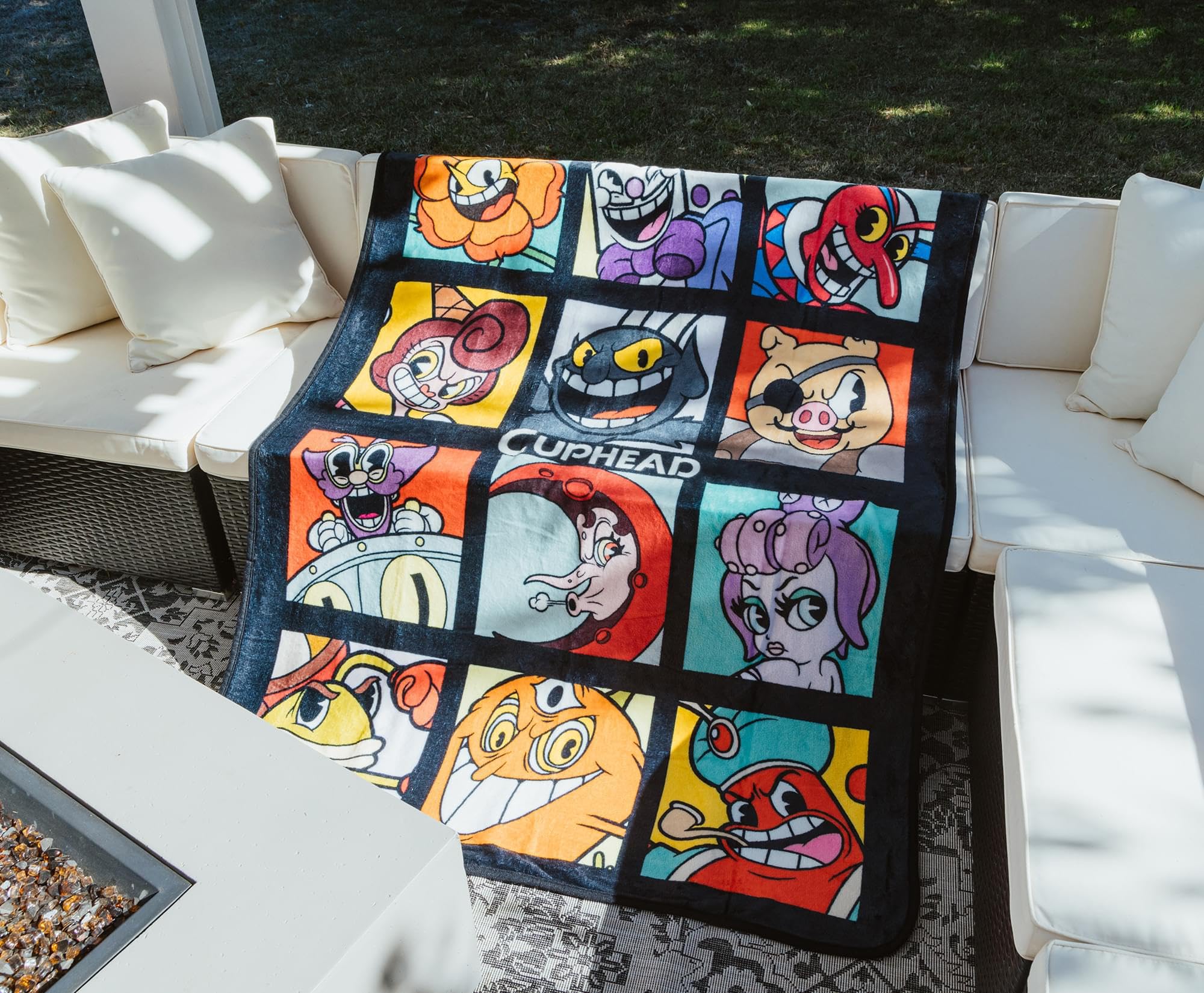 Foto 6 pulgar | Manta de Forro Polar Toynk Cuphead Villains 115 X 150 cm - Venta Internacional