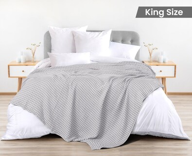 Foto 2 | Cobija Utopia Bedding Gris King Size-Venta Internacional