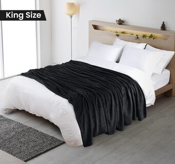Foto 2 | Cobija Utopia Bedding Negra King Size-Venta Internacional
