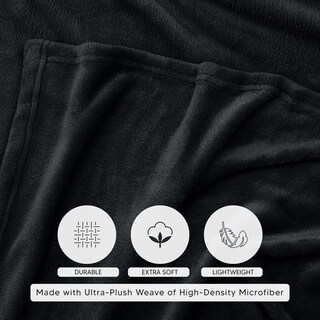 Foto 3 | Cobija Utopia Bedding Negra King Size-Venta Internacional