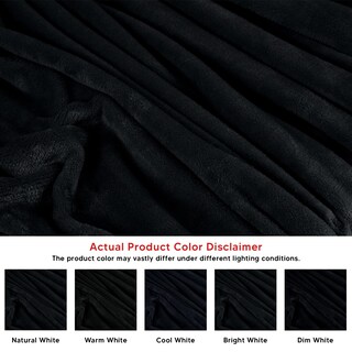 Foto 4 | Cobija Utopia Bedding Negra King Size-Venta Internacional