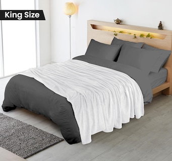 Foto 2 | Cobija Utopia Bedding Blanca King Size-Venta Internacional