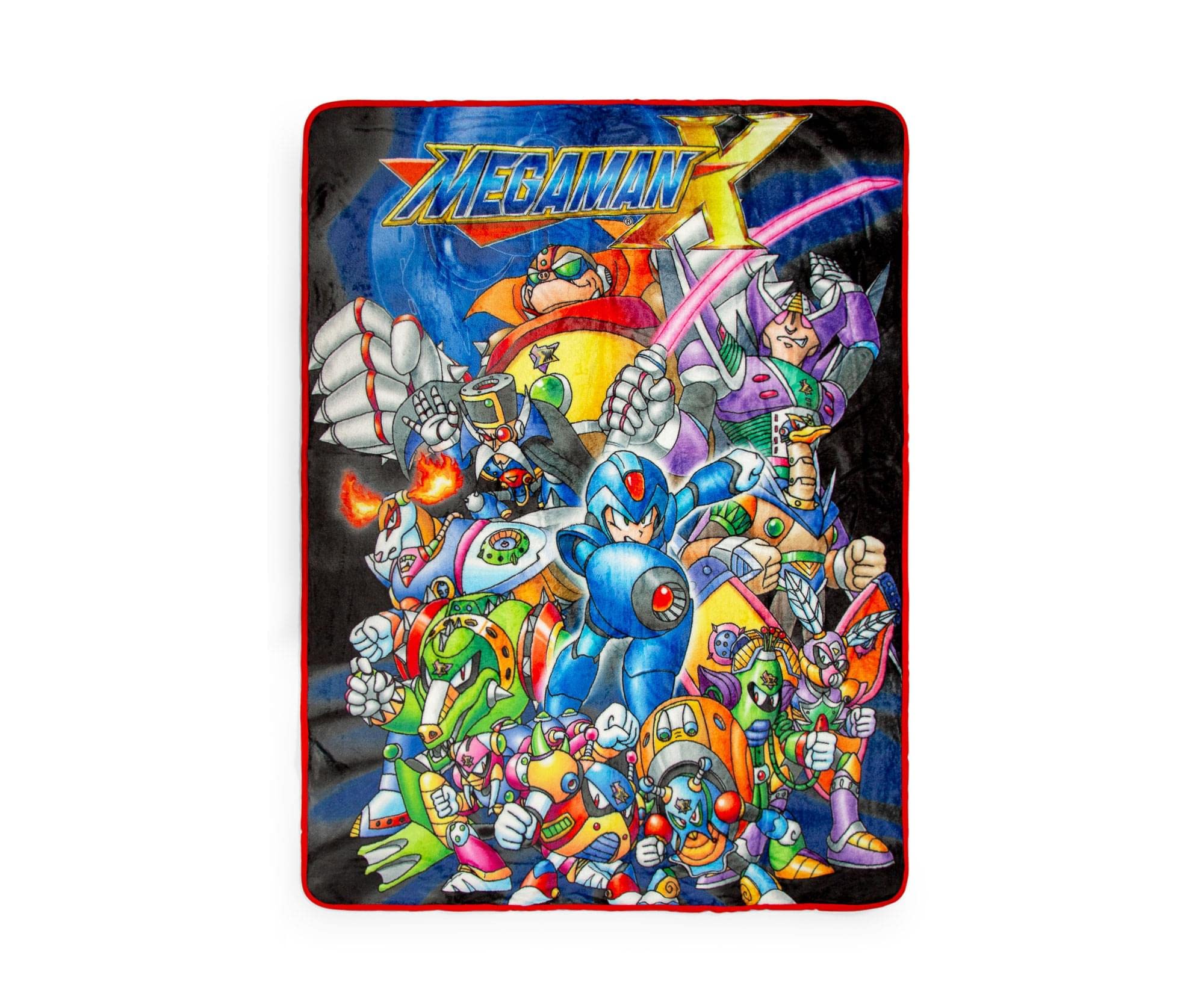 Foto 2 pulgar | Manta de Forro Polar Toynk Mega Man X Poliéster 114 X 152 cm - Venta Internacional