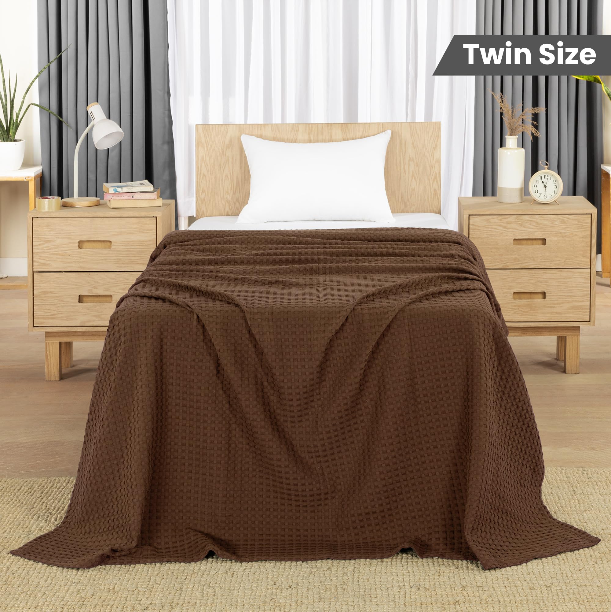 Foto 3 pulgar | Cobija Utopia Bedding Café Queen Size-Venta Internacional