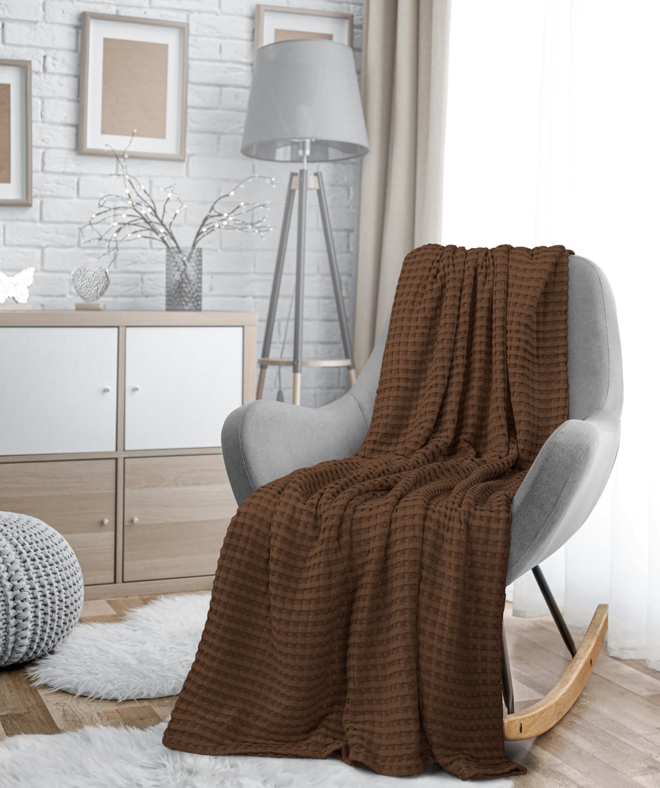 Foto 7 pulgar | Cobija Utopia Bedding Café Queen Size-Venta Internacional