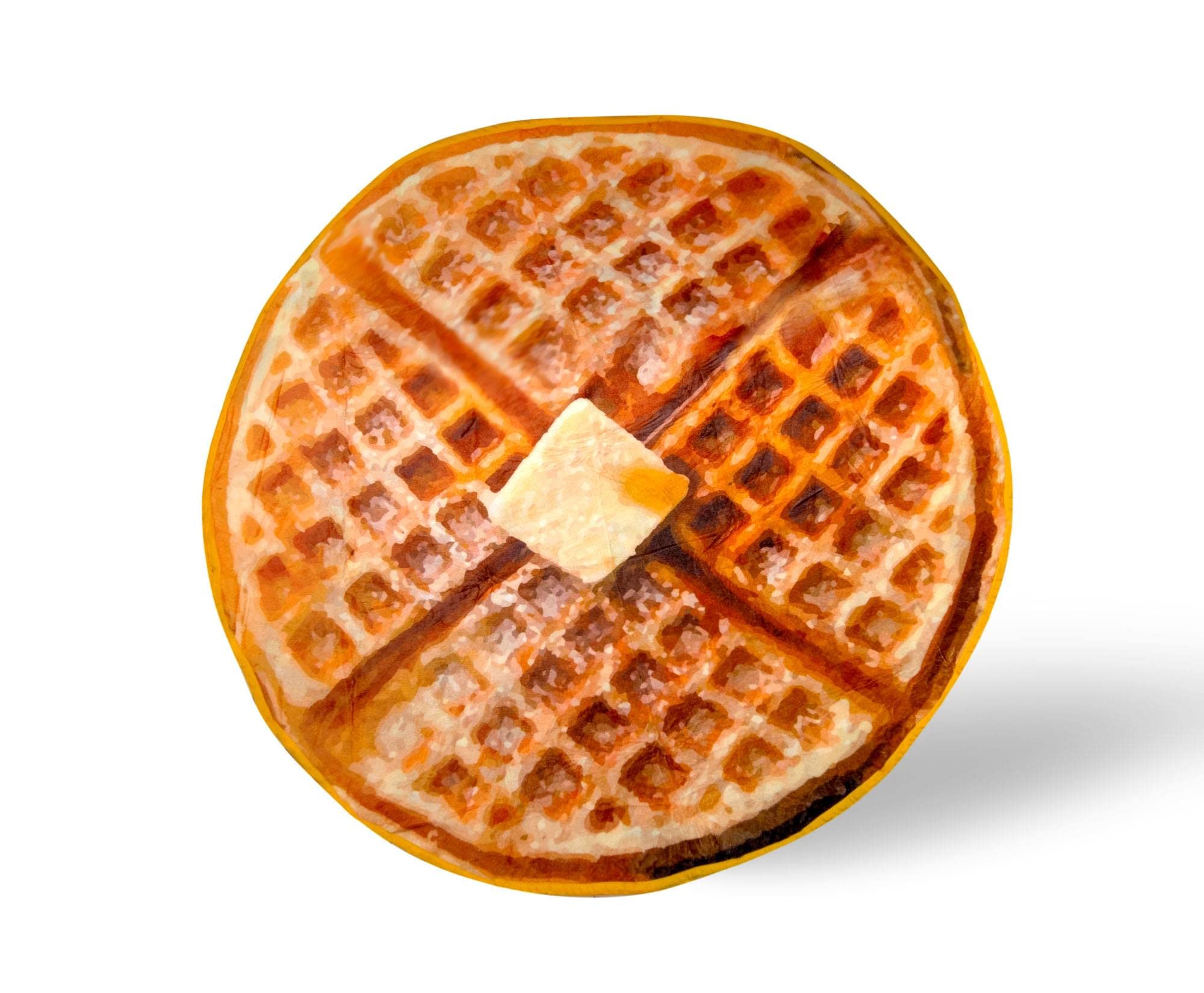 Foto 2 pulgar | Cobija Redonda Toynk Waffle de Forro Polar 150 cm - Venta Internacional