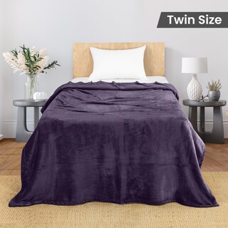 Foto 2 | Cobija Utopia Bedding Morada de 150 x 230 cm-Venta Internacional