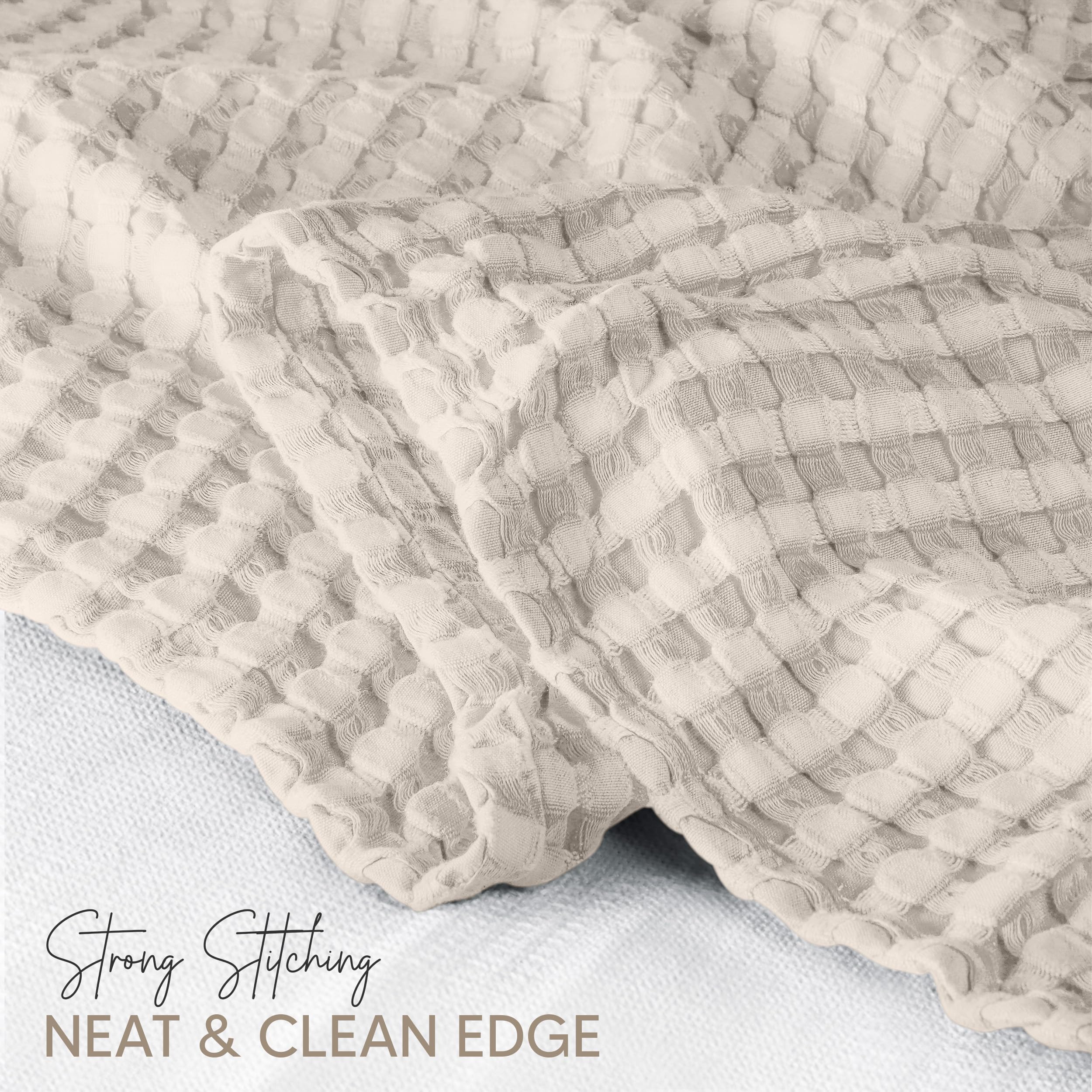 Foto 4 pulgar | Manta Utopia Bedding Beige-Venta Internacional