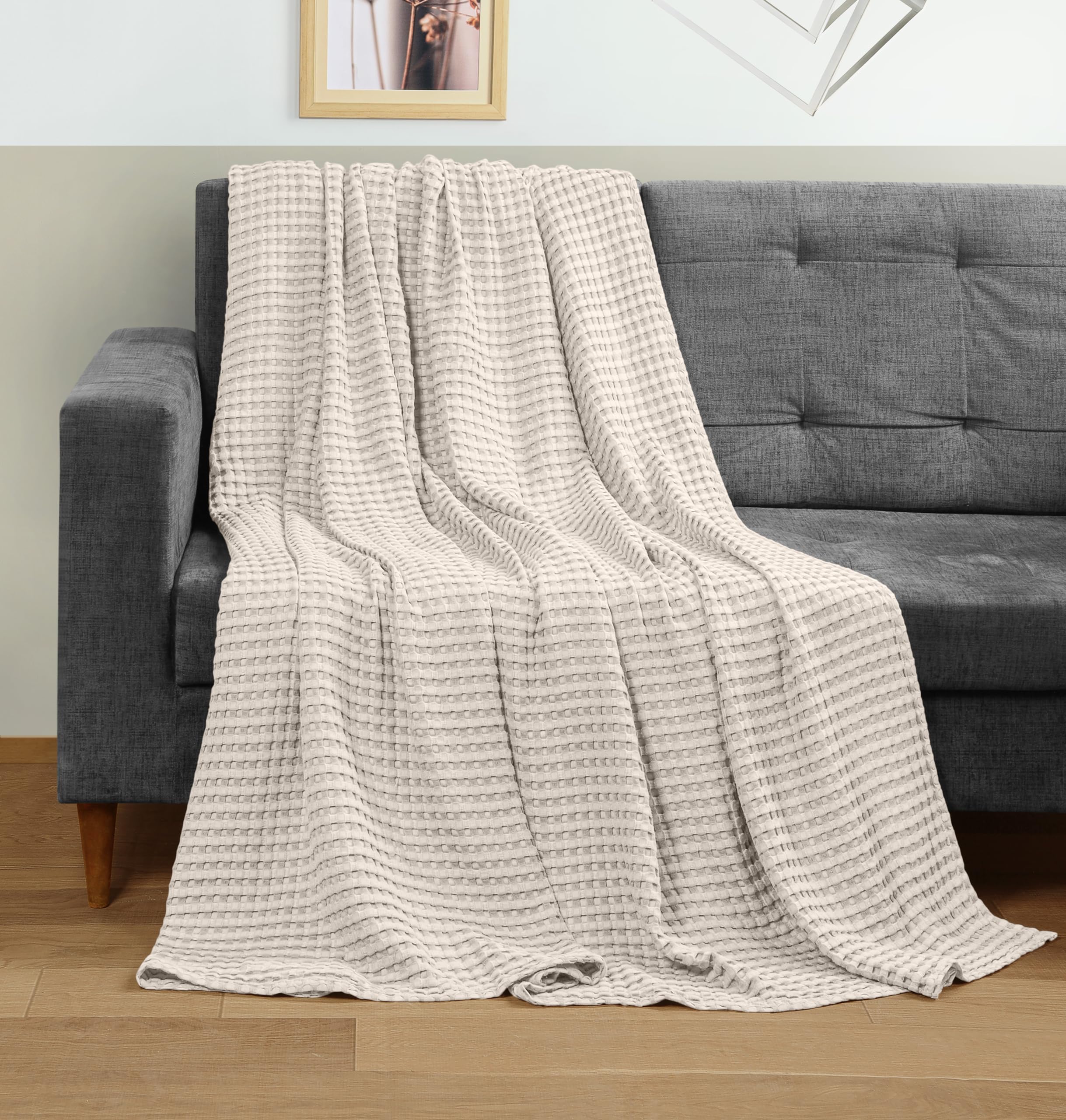Foto 5 pulgar | Manta Utopia Bedding Beige-Venta Internacional