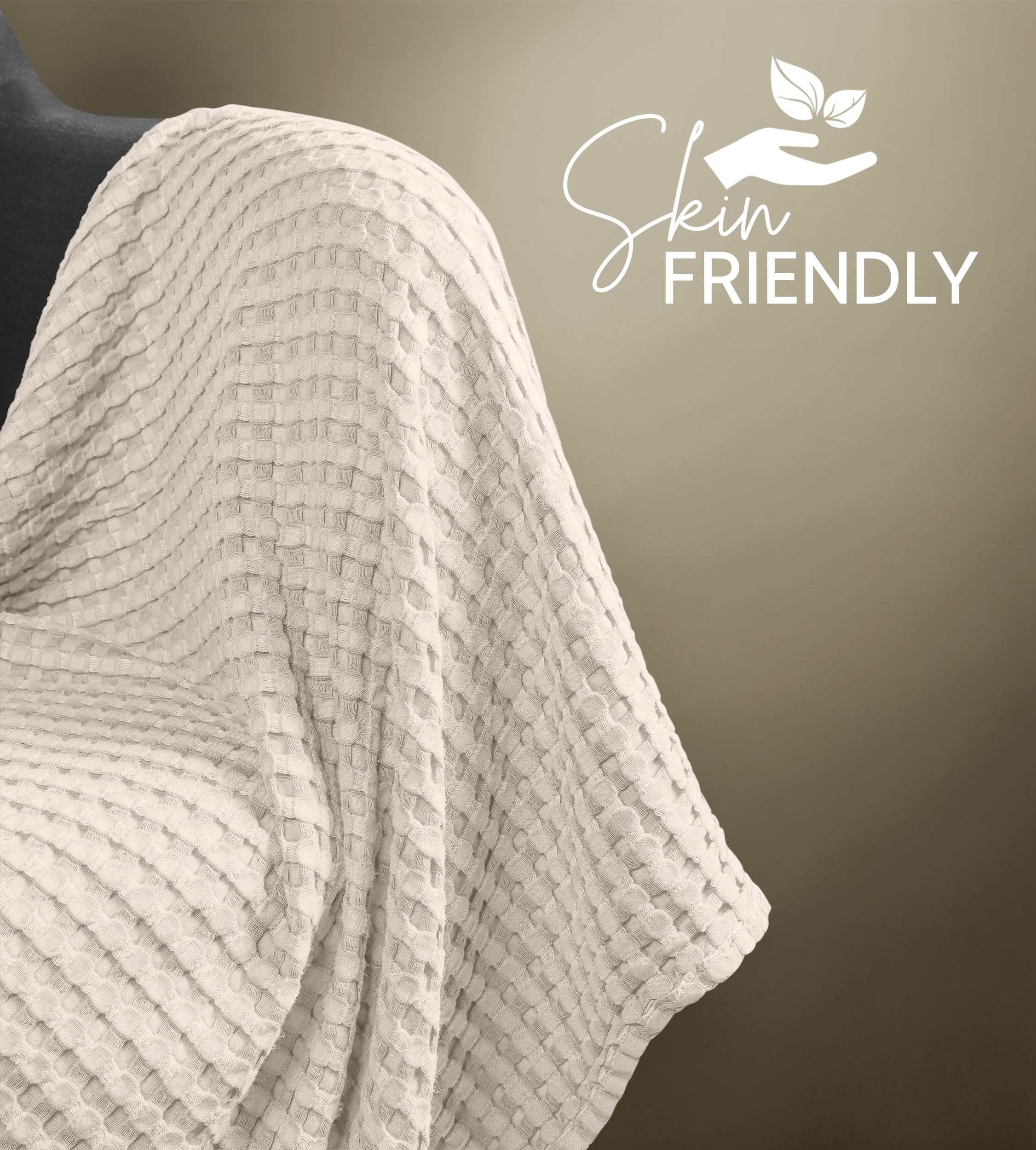 Foto 8 pulgar | Manta Utopia Bedding Beige-Venta Internacional