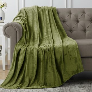 Foto 1 | Manta Utopia Bedding Verde de 130 x 150 cm-Venta Internacional