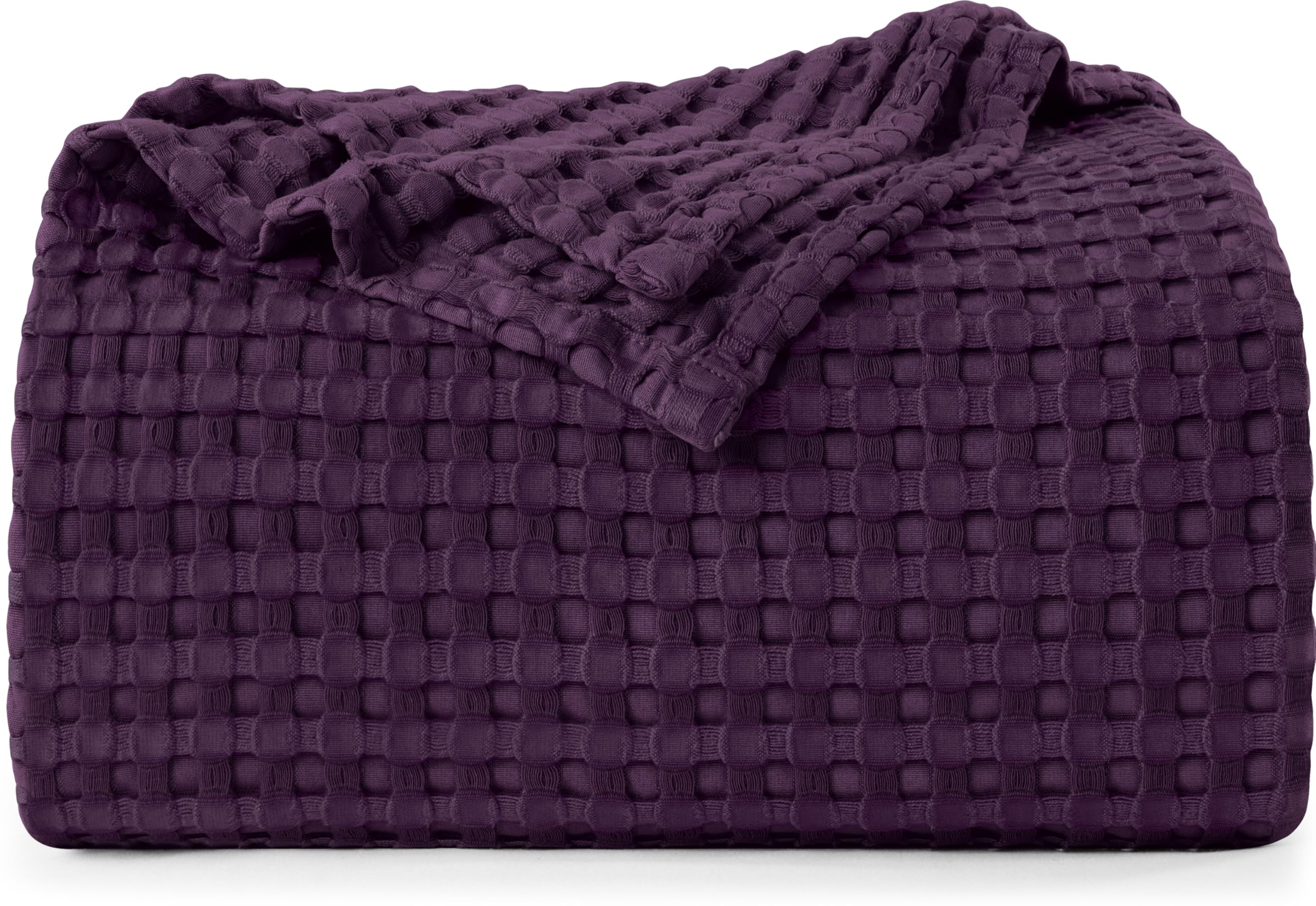 Foto 1 | Manta Utopia Bedding Violeta Algodón Gofre Tamaño King - Venta Internacional