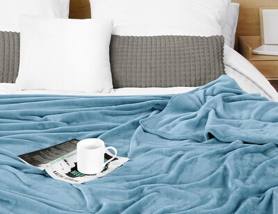 Foto 5 | Cobija Utopia Bedding Azul-Venta Internacional