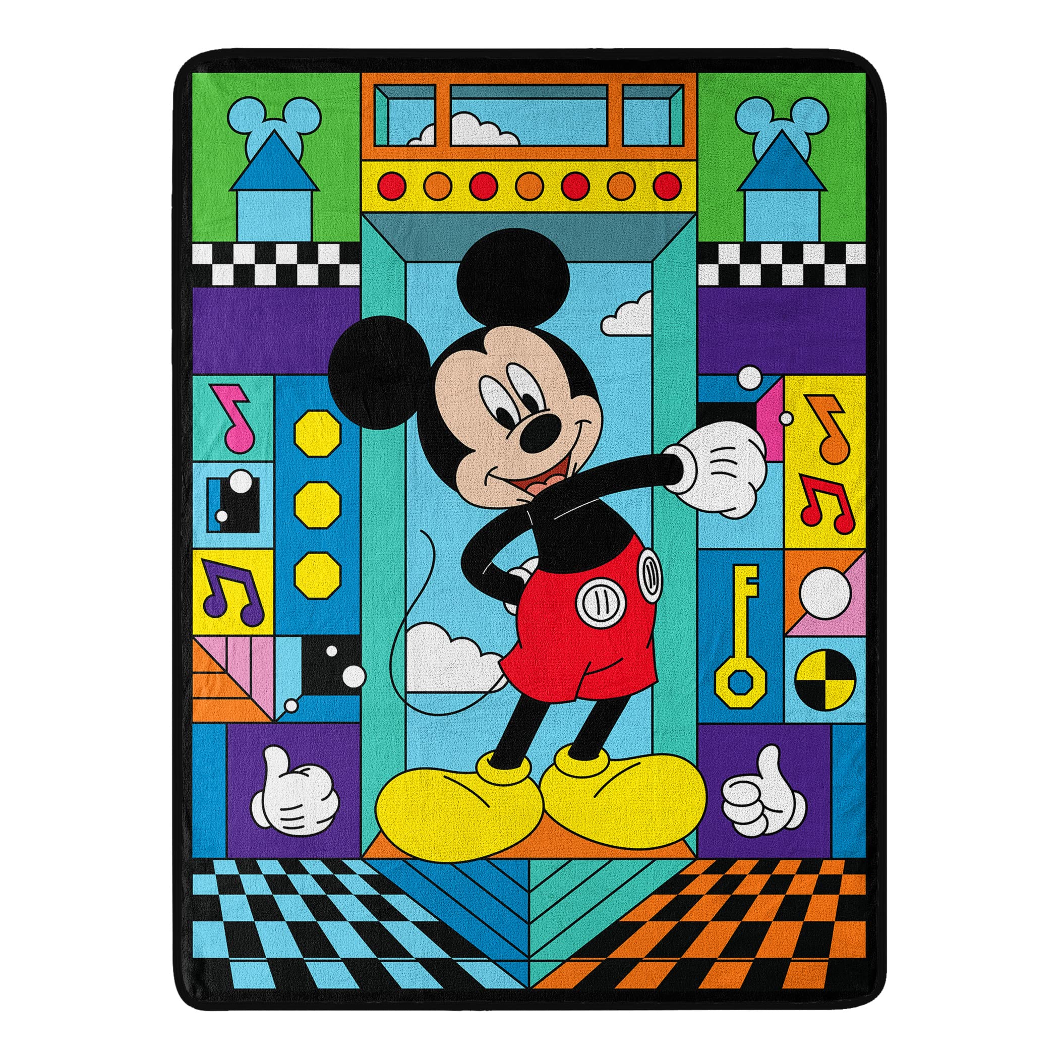 Manta Northwest Mickey Mouse Micro Raschel 46 X 60 Cm - Venta Internacional.