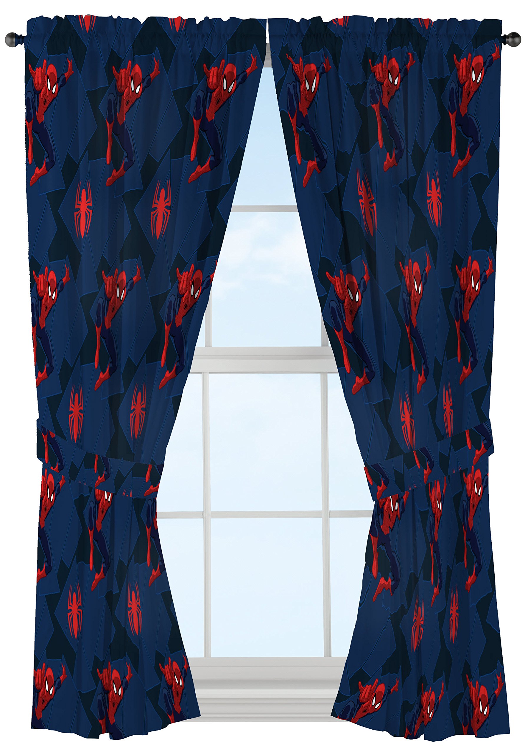 Foto 2 pulgar | Set De Cortinas Jay Franco Marvel Spiderman Saving The Day - Venta Internacional.