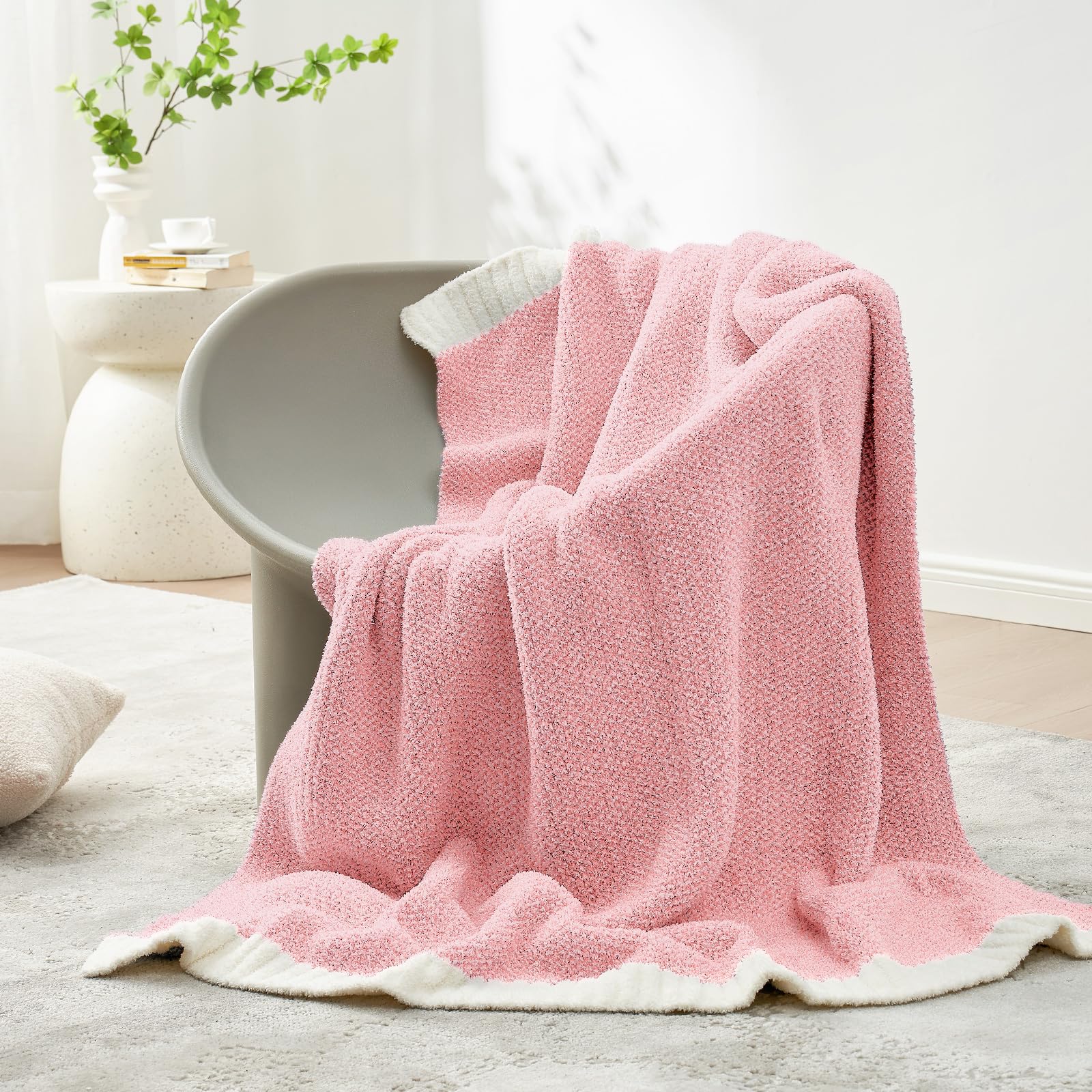 Foto 3 pulgar | Manta Snuggle Sac, Color Rosa Mantequilla, Reversible, 125 X 178 Cm - Venta Internacional.