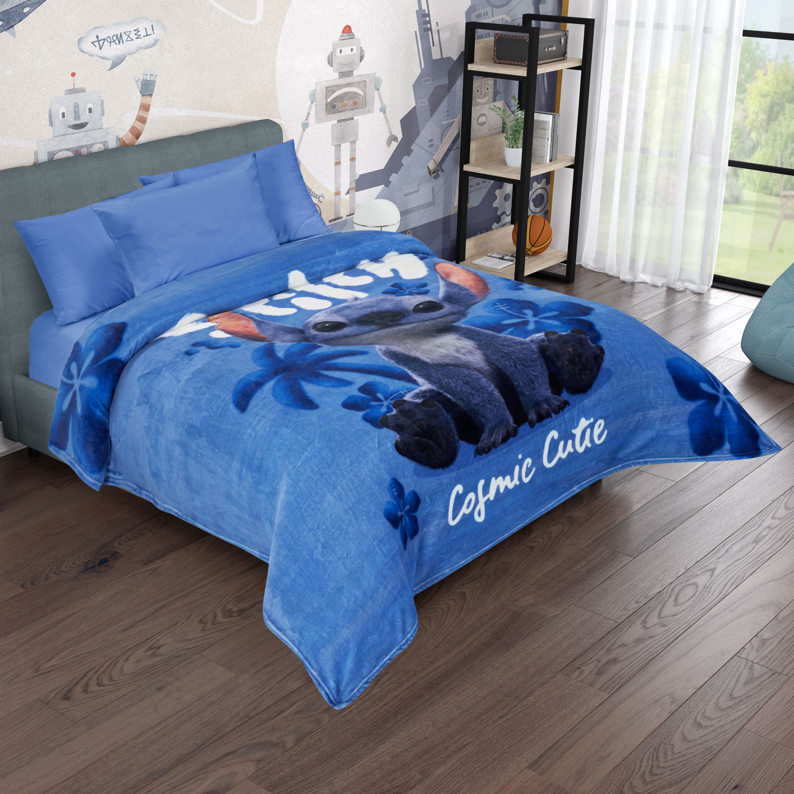 Foto 2 | Cobertor Serenity Matrimonial Stitch Cosmic