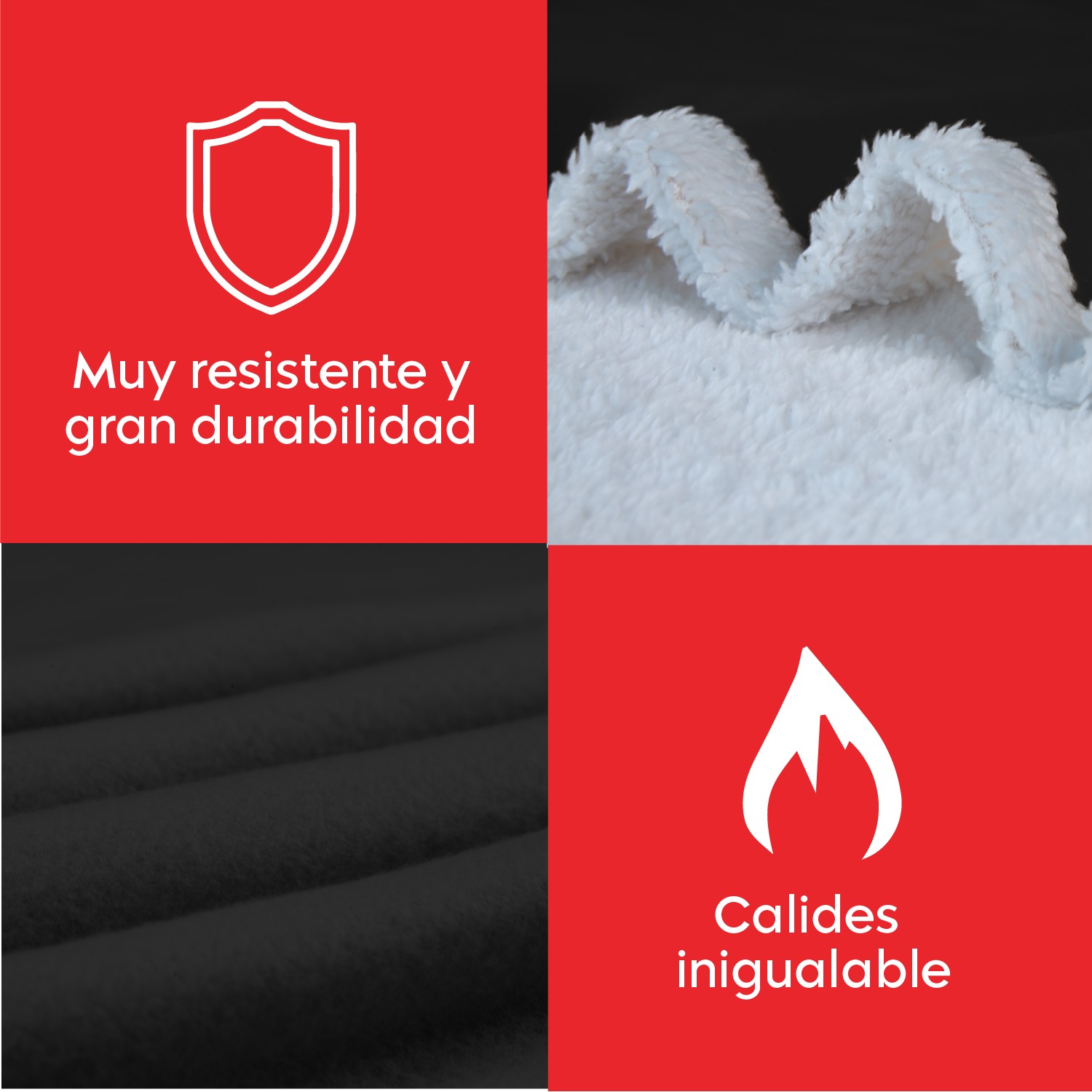 Foto 5 | Cobija Polar Individual Frazada Suave Calientita Con Sherpa Negro