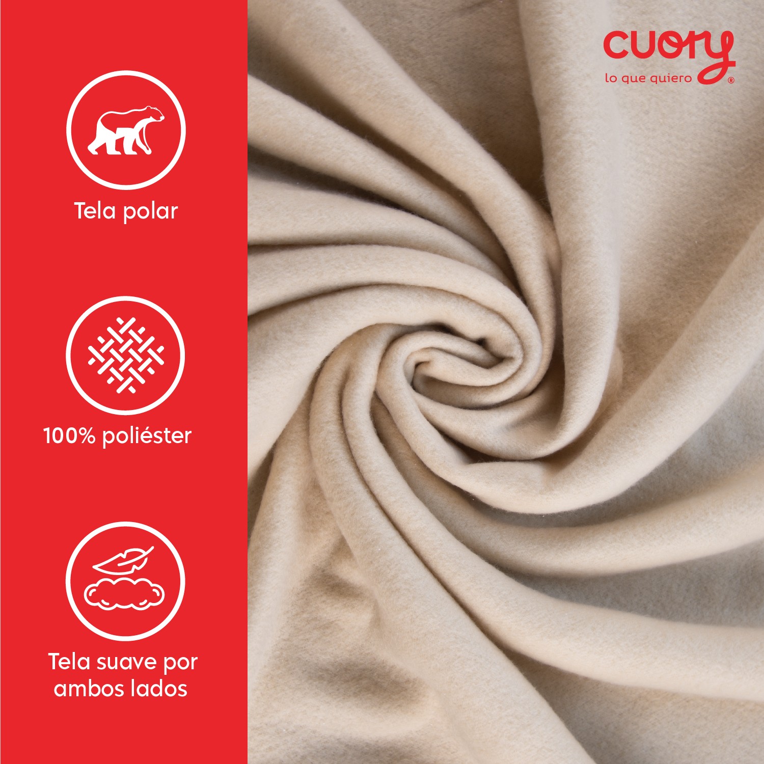Foto 4 pulgar | Cobija Polar Individual Frazada Suave Calientita Con Sherpa Beige